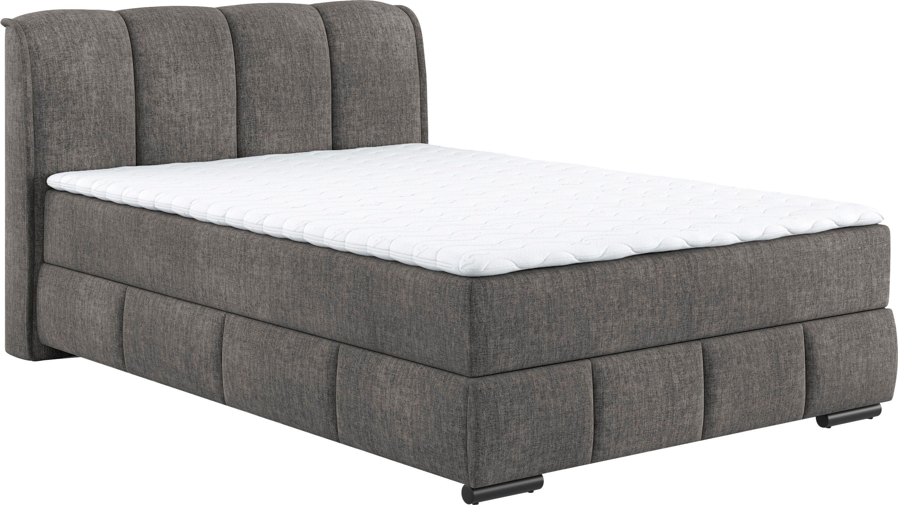 Mr. Couch Boxspring Bethany met bedkist, incl. matras Topmatras en sierkussen, in verschillende hardheden beschikbaar