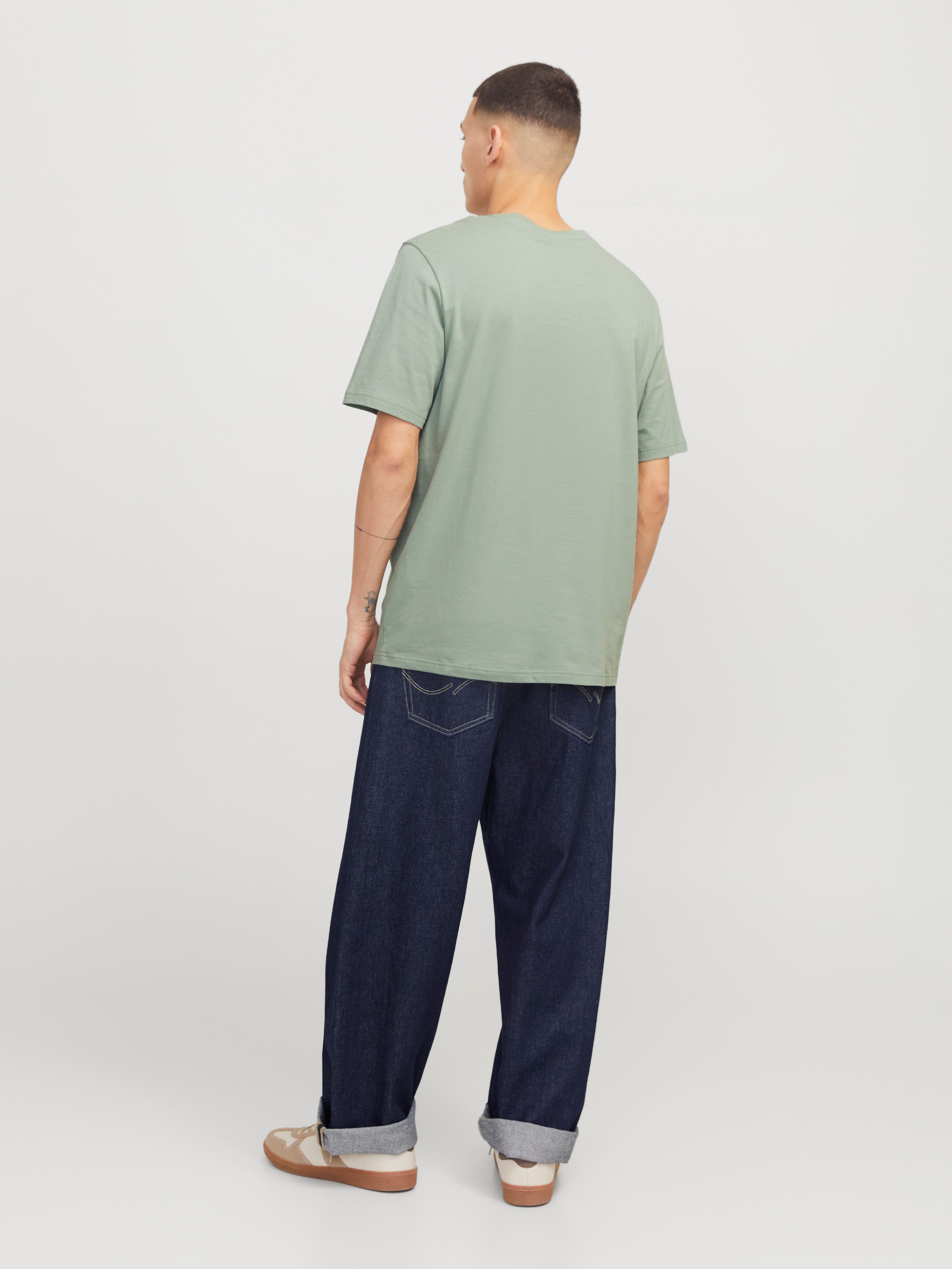 Jack & Jones Shirt met print JJCOLTON TEE SS CREW NECK