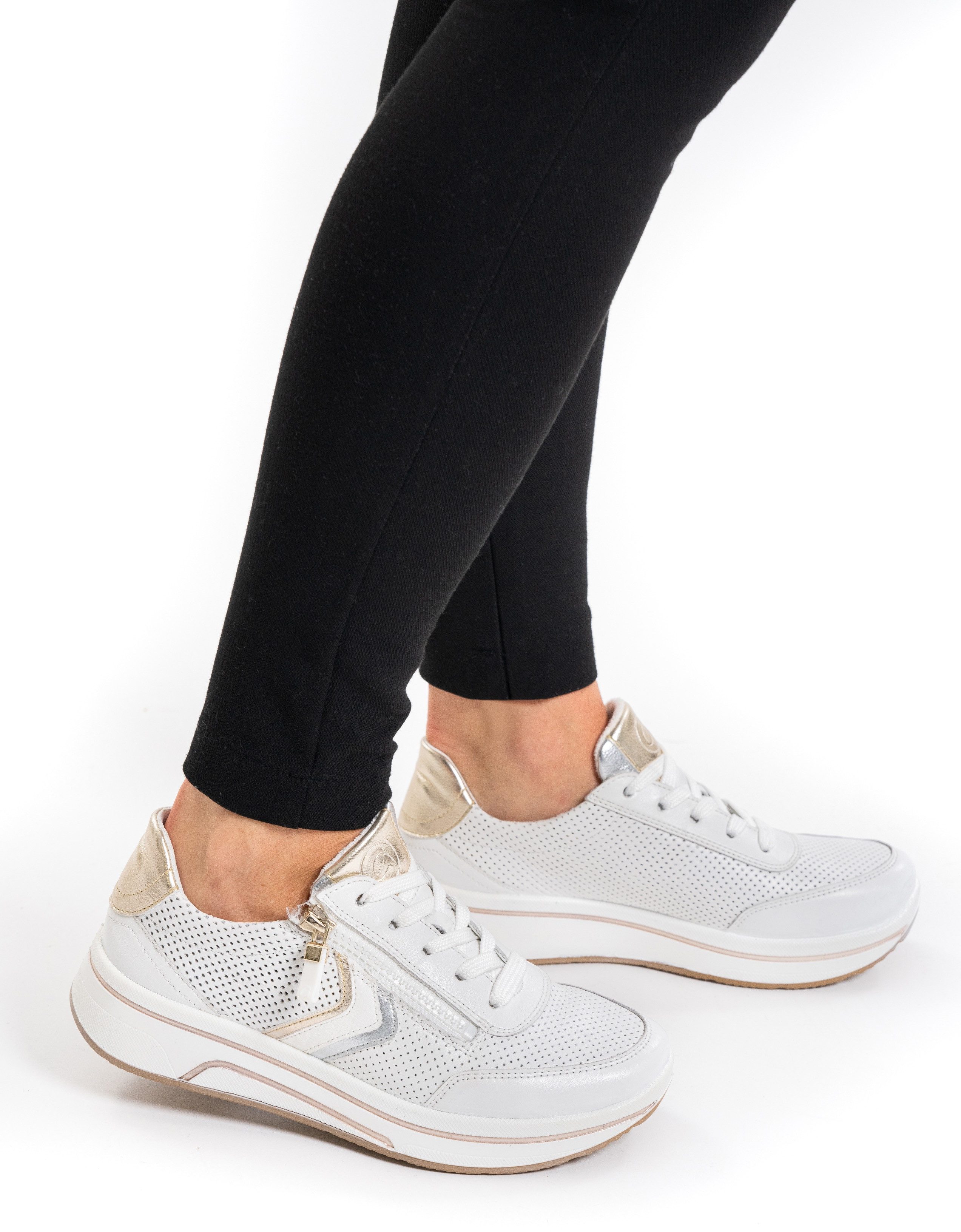 Ara Sneakers Sapporo , vrijetijdsschoen, comfort schoen, revalidatie schoen in h-breedte (= zeer breed)