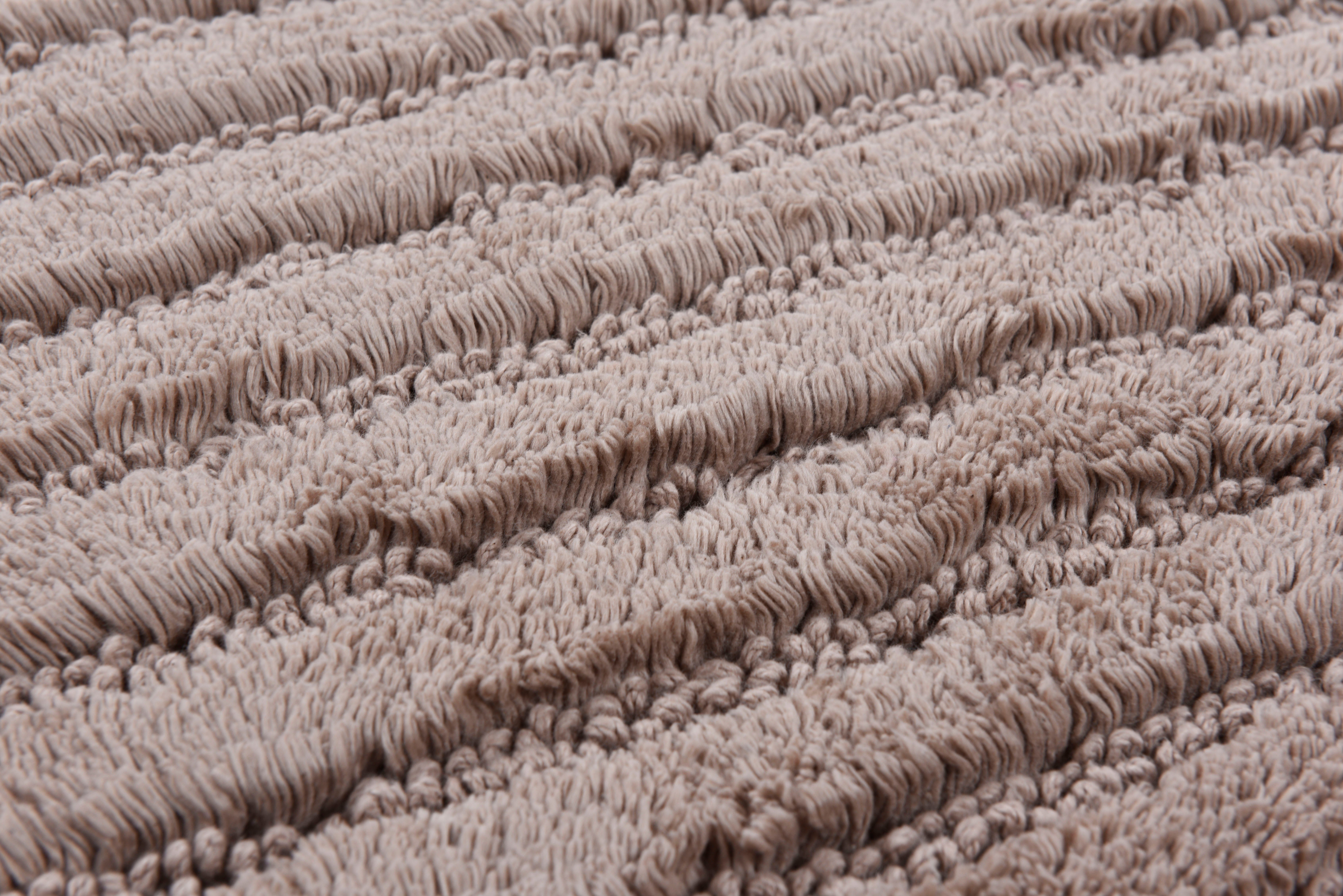 TOM TAILOR HOME Badmat Cotton Stripes Unikleurig, gestreept, puur katoen, reliëfeffect (1 stuk)