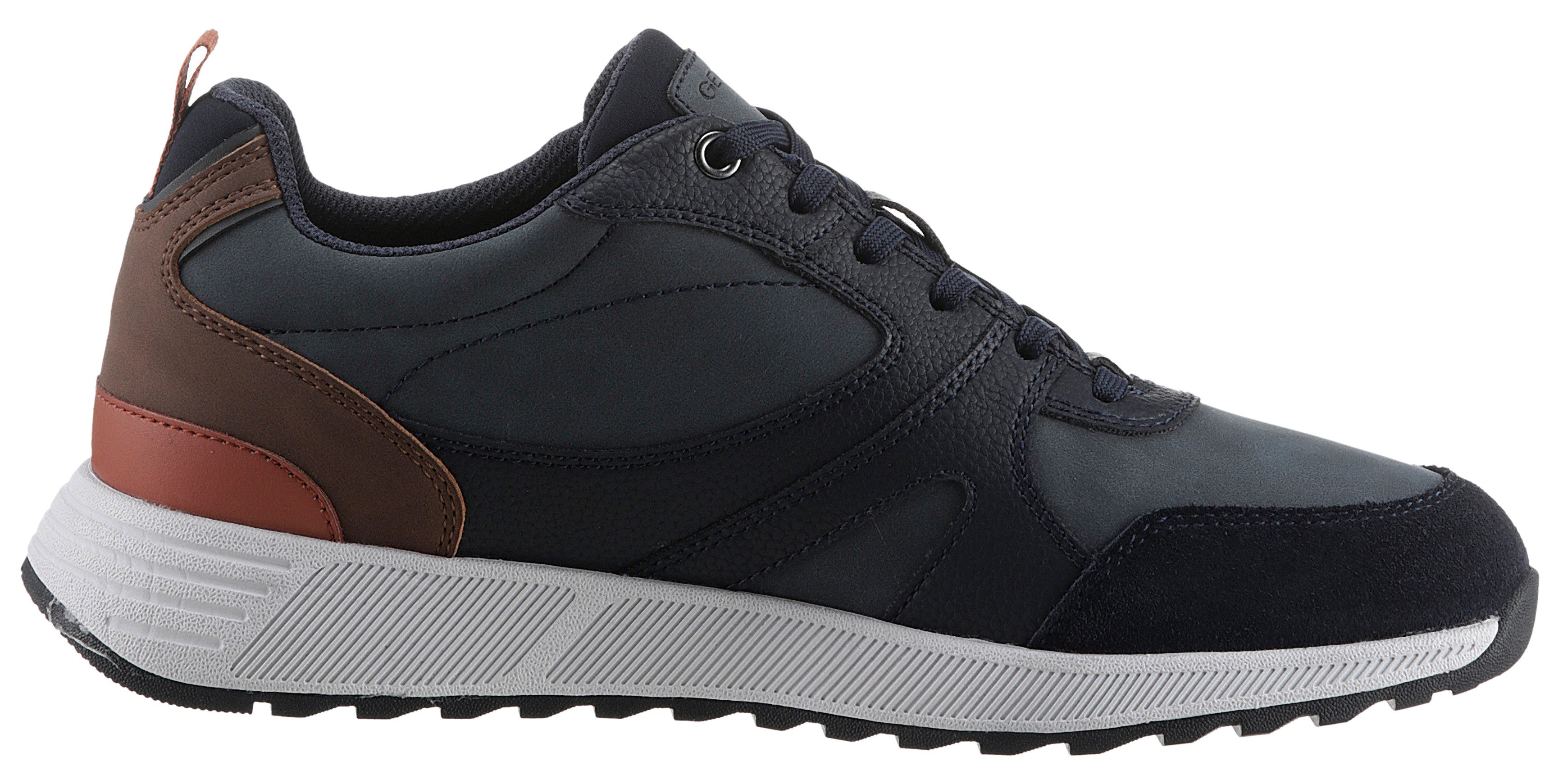 Geox Sneakers U MOLVENO A Vrijetijdsschoen, lage schoen, veterschoen met plateauzool