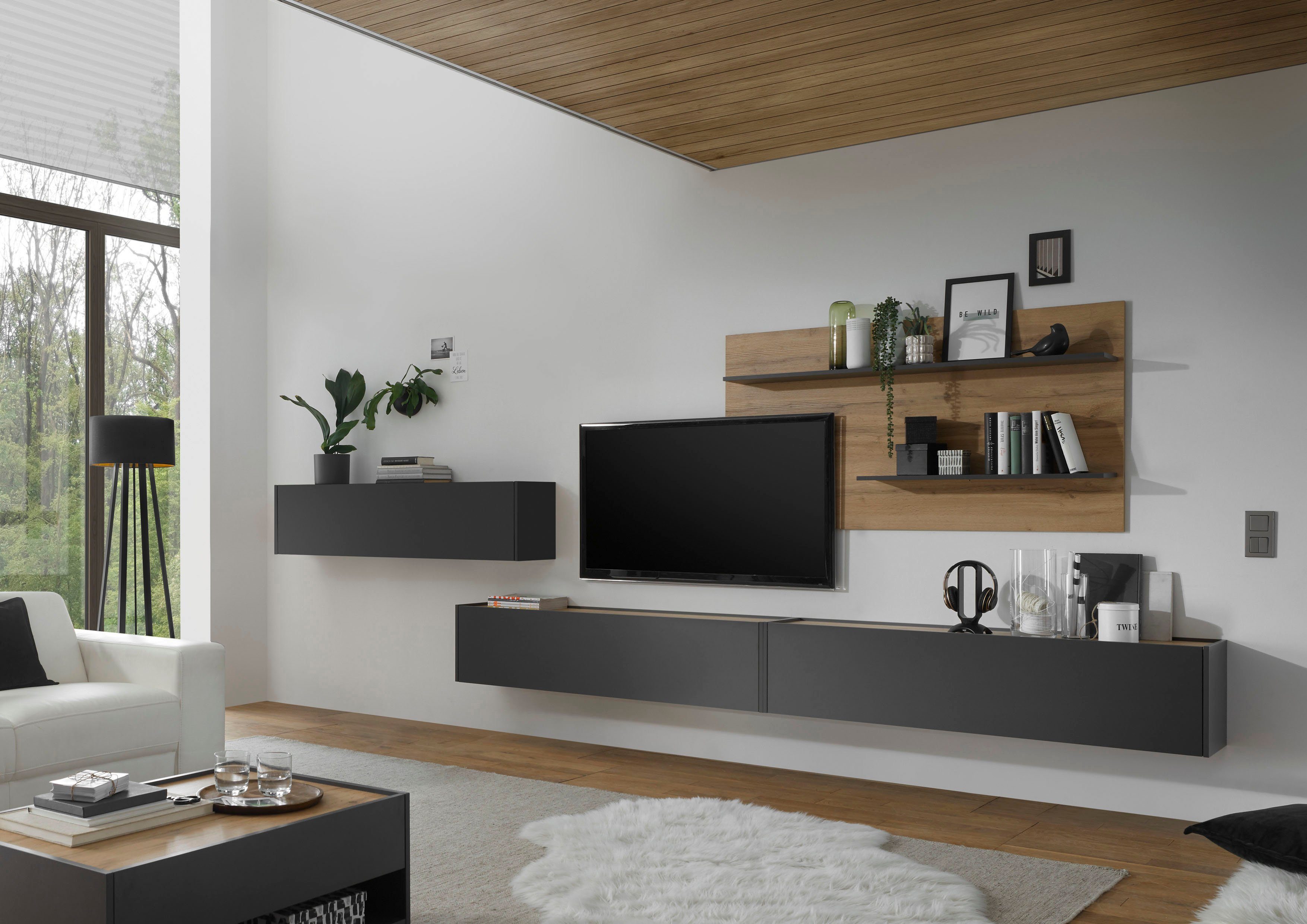 INOSIGN Wandmeubel City/Giron Breedte ca. 400 cm (set, 4-delig)
