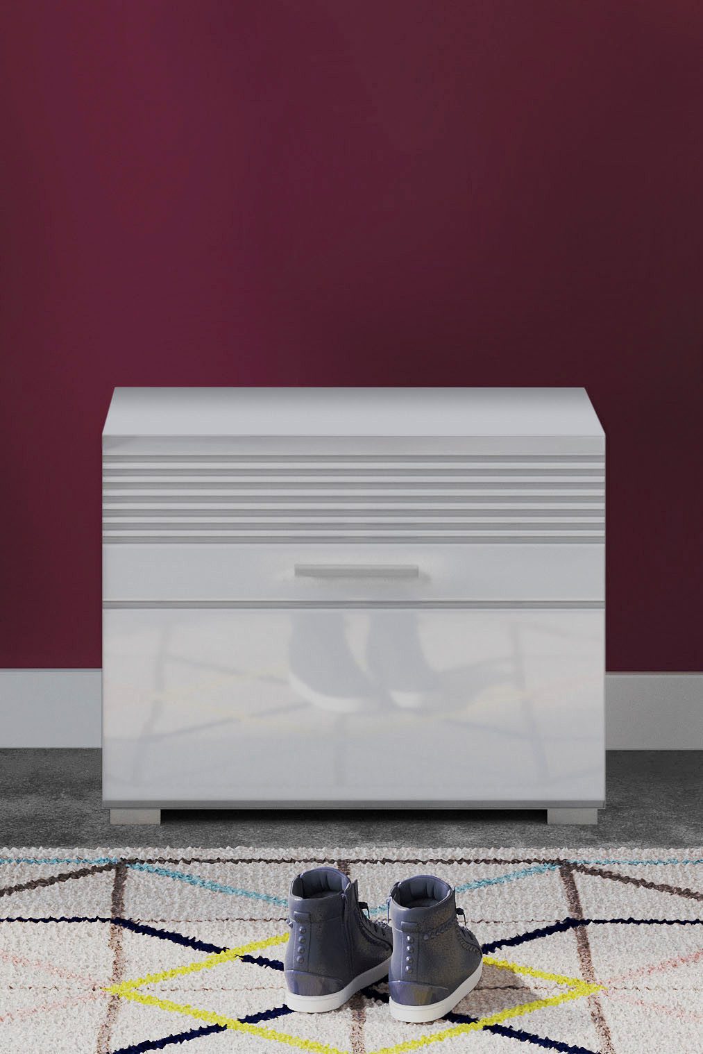 INOSIGN Zitbank Malmö, Breedte 60 cm, 1 Deur, 2 Vakken, hoogwaardige MDF Front