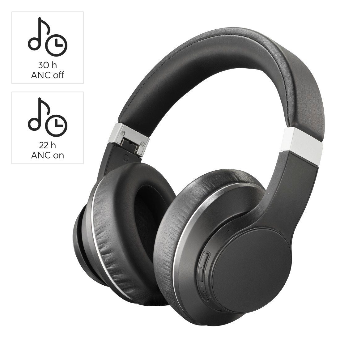 Hama Bluetooth-hoofdtelefoon Bluetooth-koptelefoon "Passion Voyage", noise cancelling, tot 20u accu