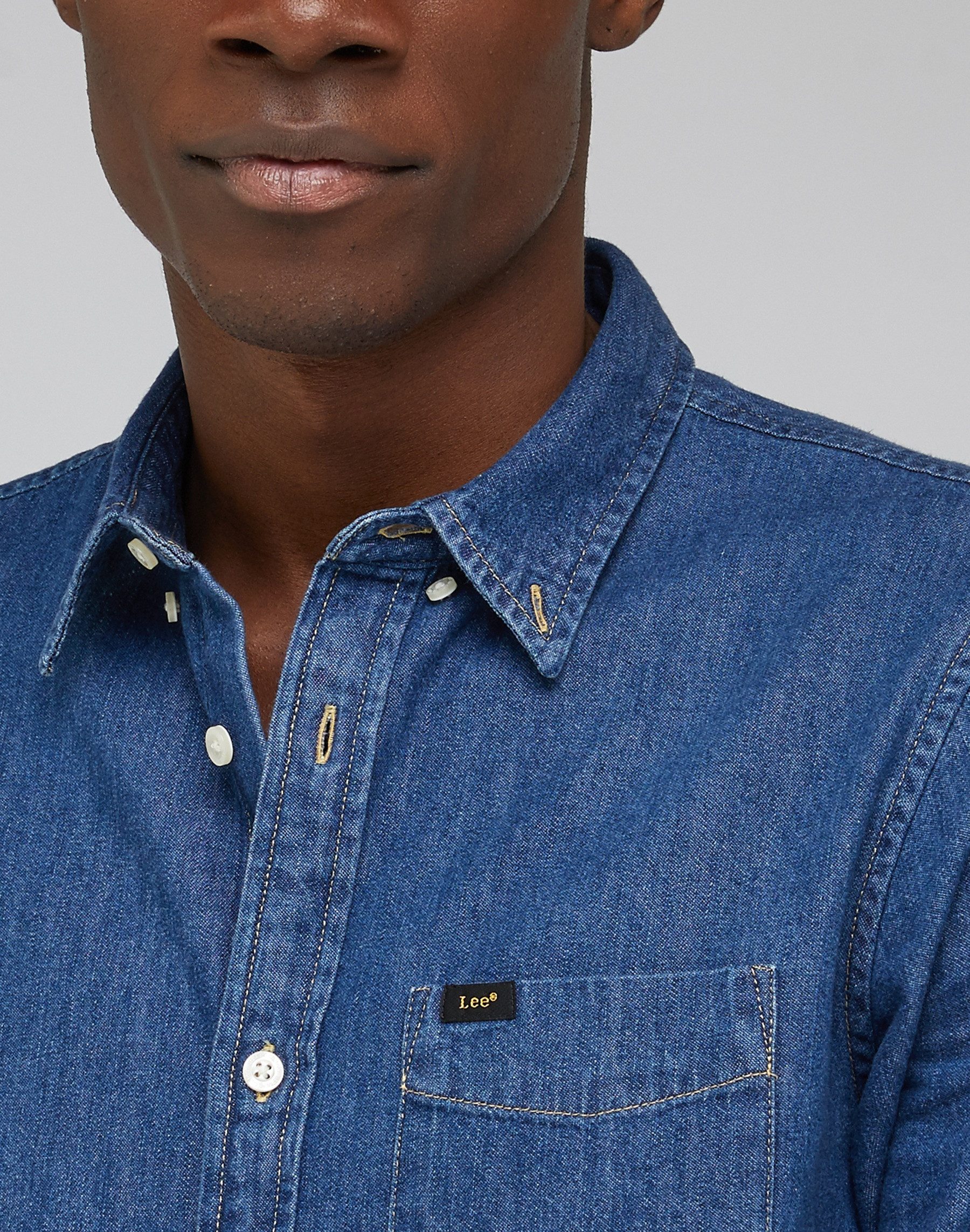 Lee® Jeans overhemd LEE BUTTON DOWN