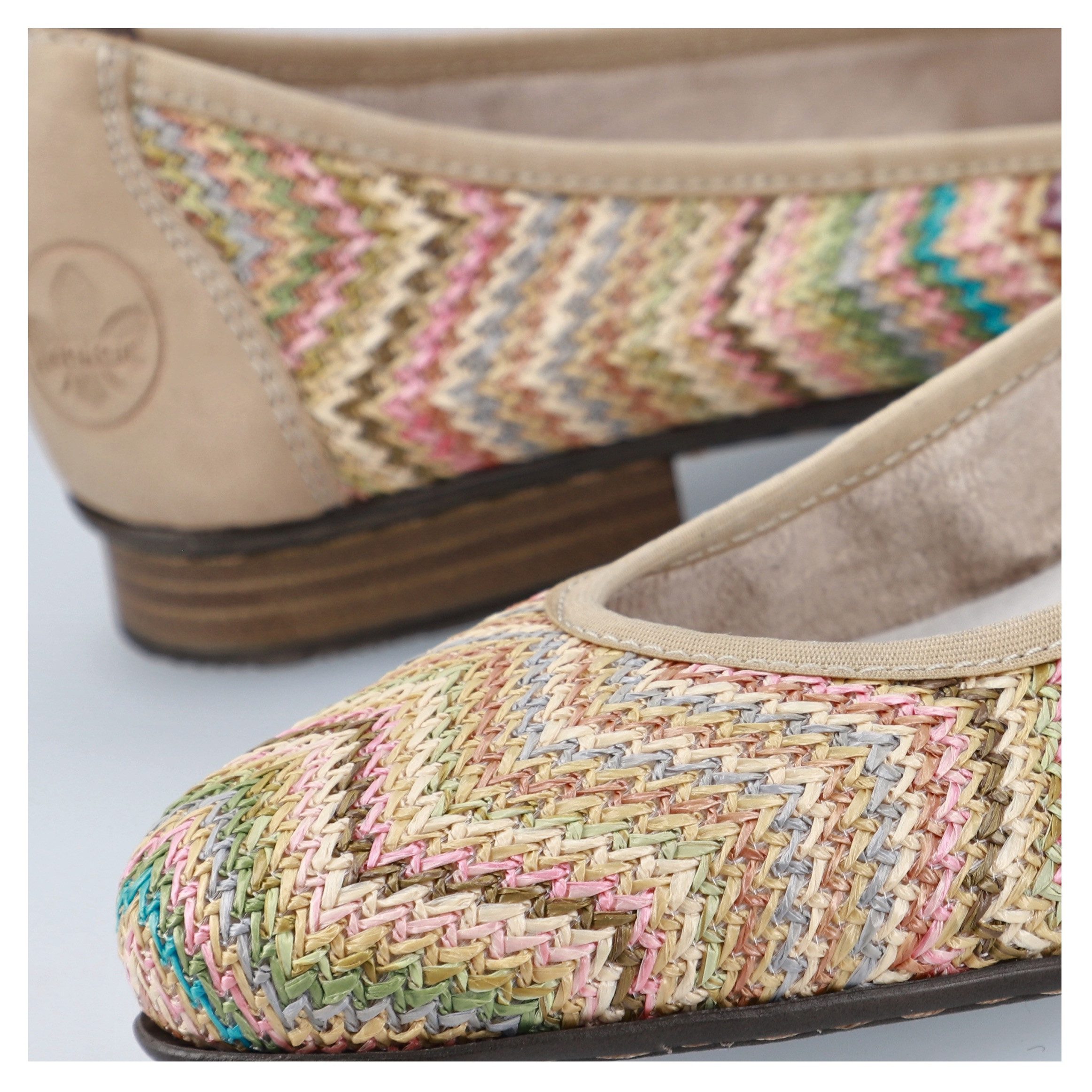 Rieker Ballerina's , slippers, instapschoen, pumps met zachte binnenzool