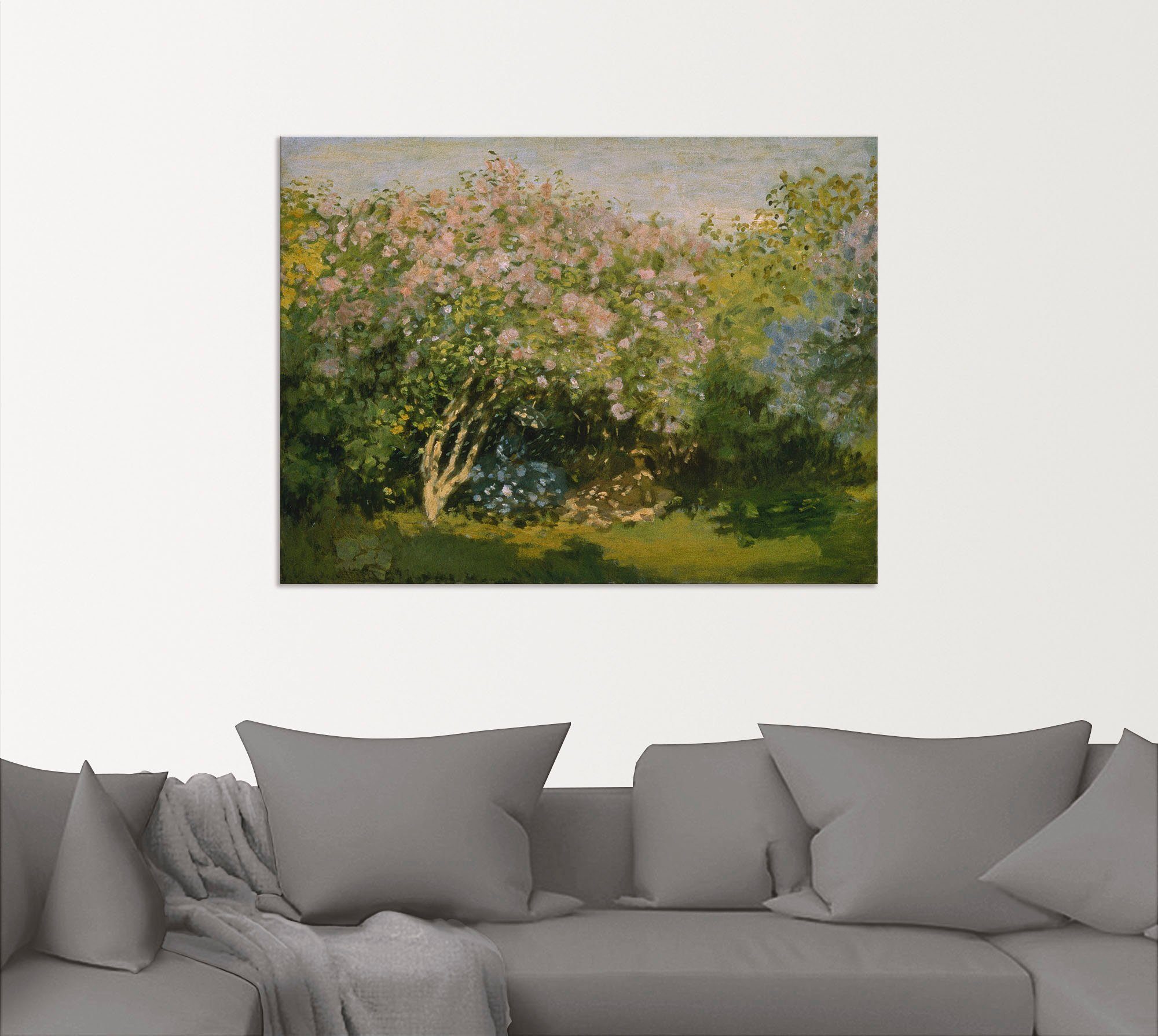 Artland Artprint Bloeiende lila in de zon. 1873 als artprint van aluminium, artprint op linnen, muursticker of poster in verschillende maten