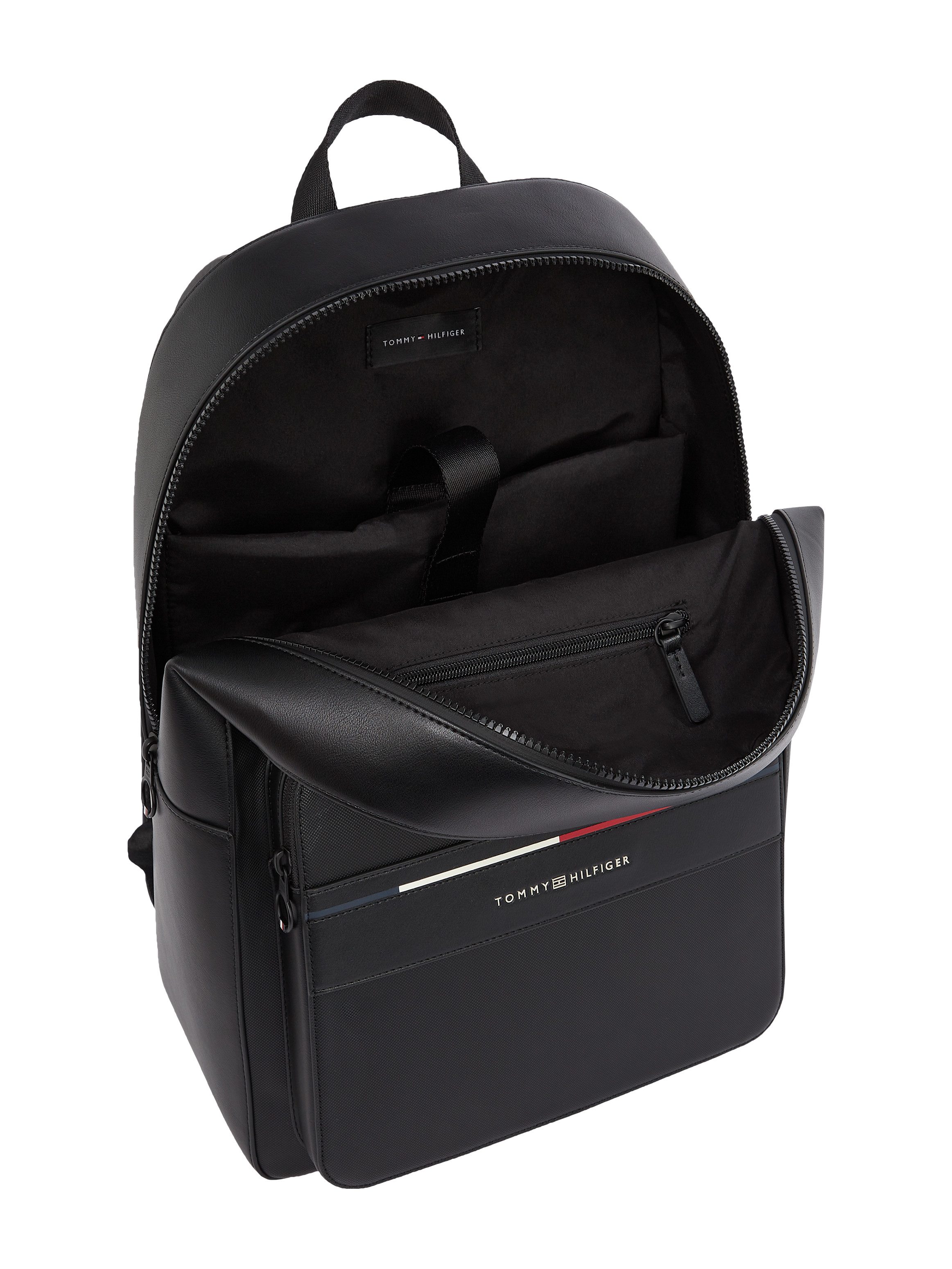 Tommy Hilfiger Rugzak TH FOUNDATION BACKPACK , heren rugzak met laptopvak voor zakenreis geschikt