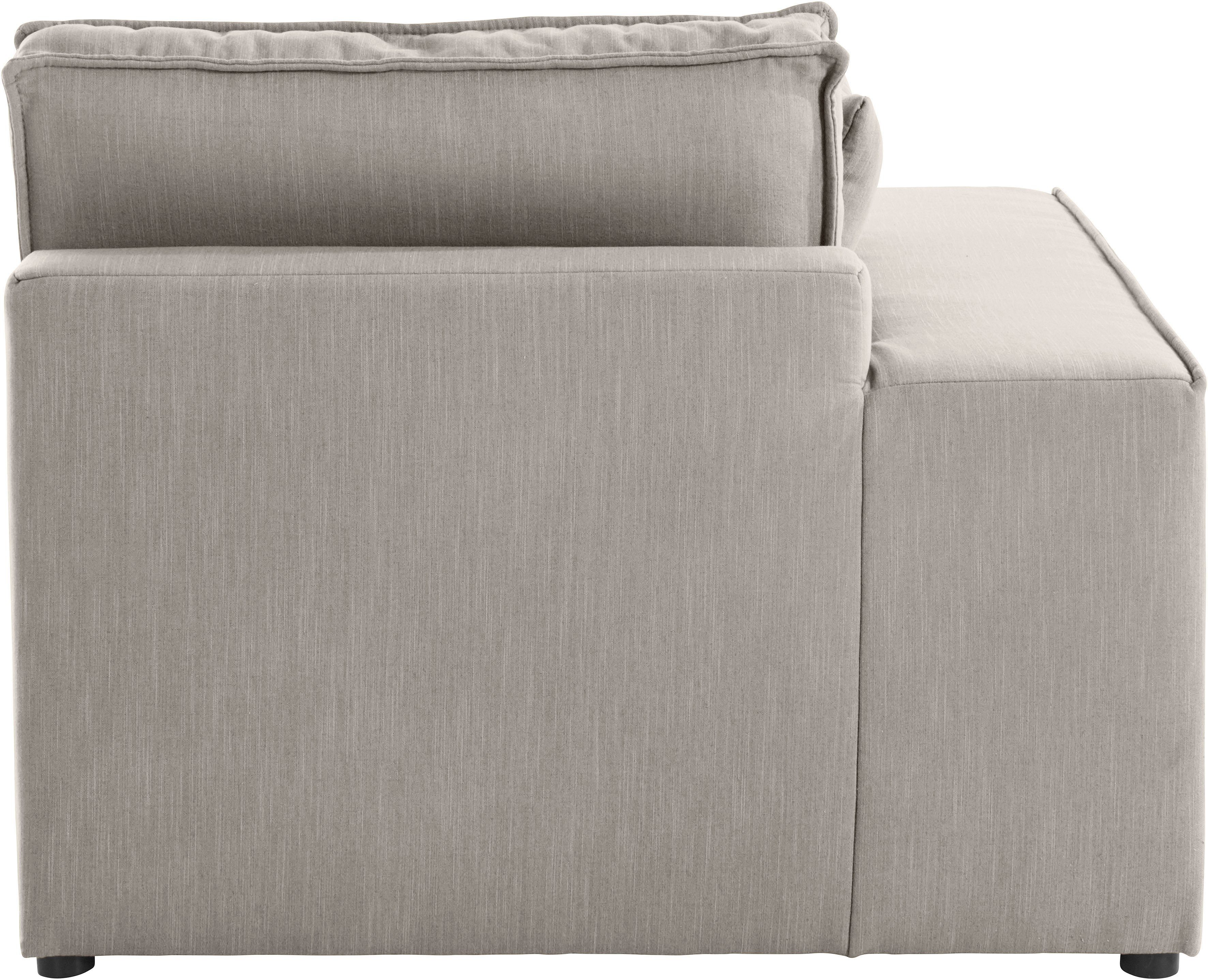 RAUM.ID Sofaelement Florid als deel van een modulaire bank, stevig zitcomfort, ook in cord
