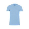 trigema slim-fit t-shirt van deluxe-katoen blauw