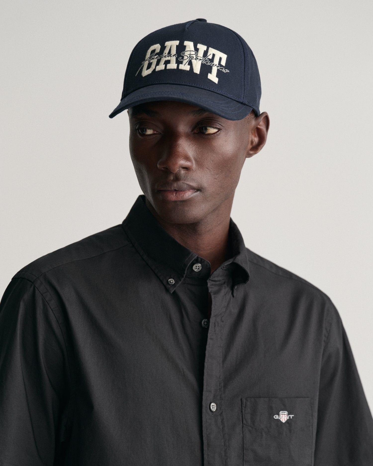 Gant Overhemd met korte mouwen Regular fit poplin overhemd licht slijtvast easy care