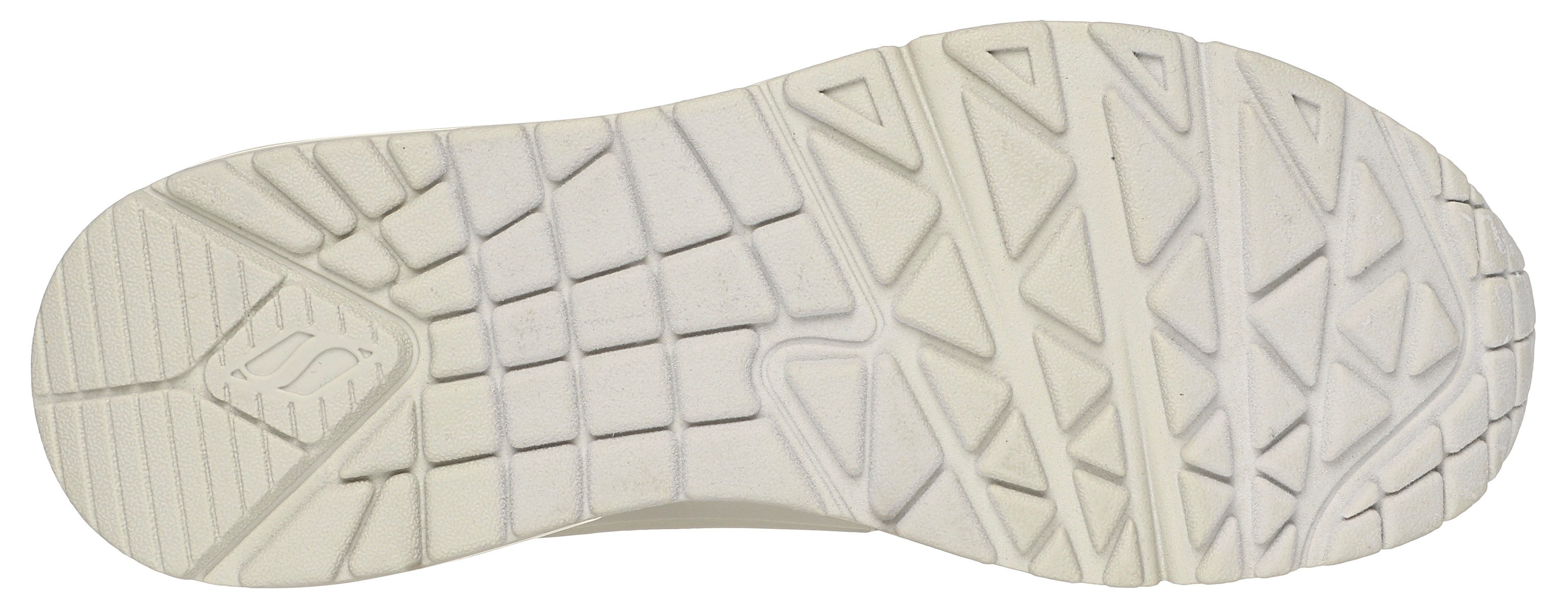 Skechers Sneakers UNO-GOLDEN HEART Vrijetijdsschoen, veterschoen met gouden mylar borduursels