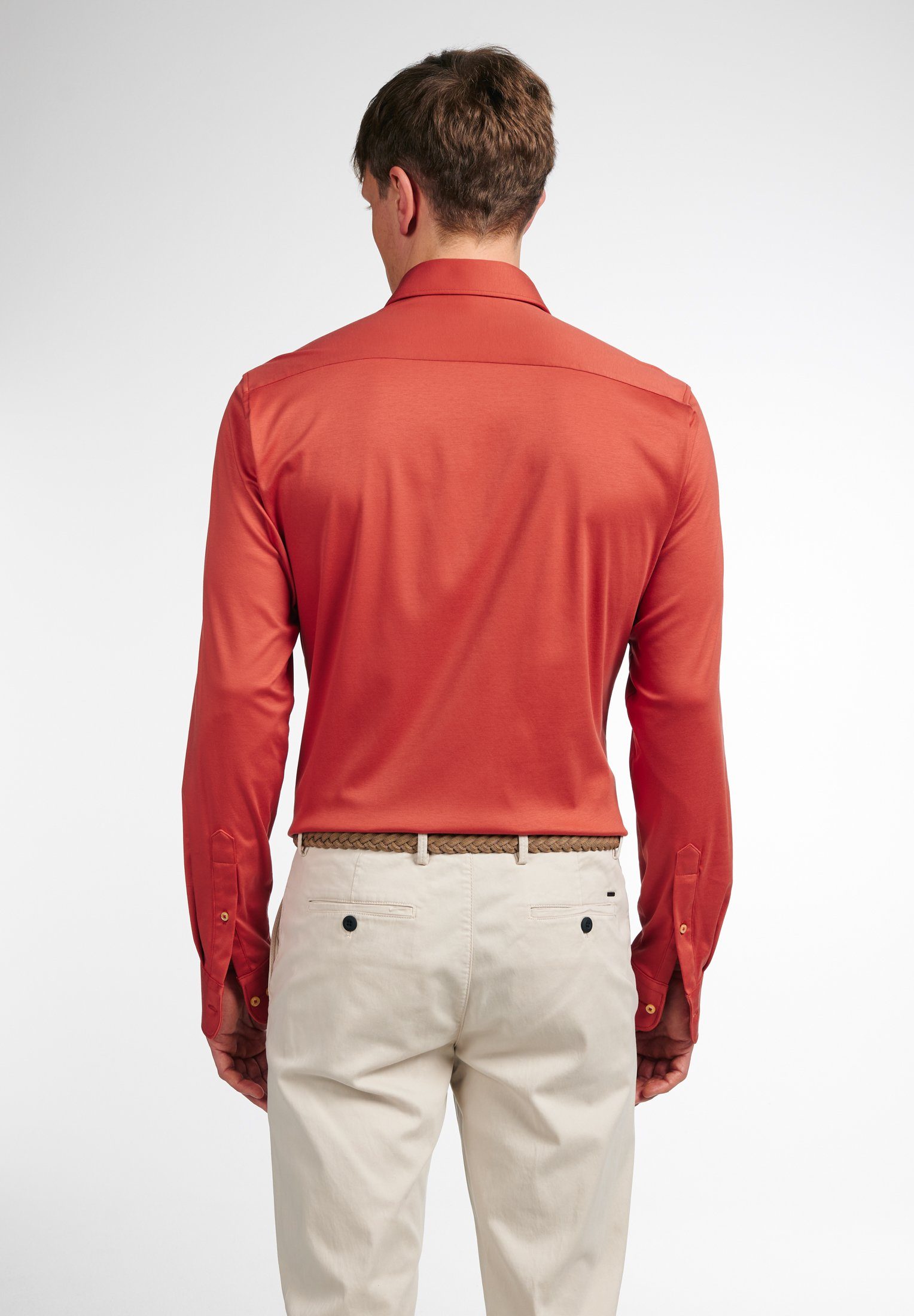 Eterna Overhemd met lange mouwen Slim fit NON IRON (strijkvrij)