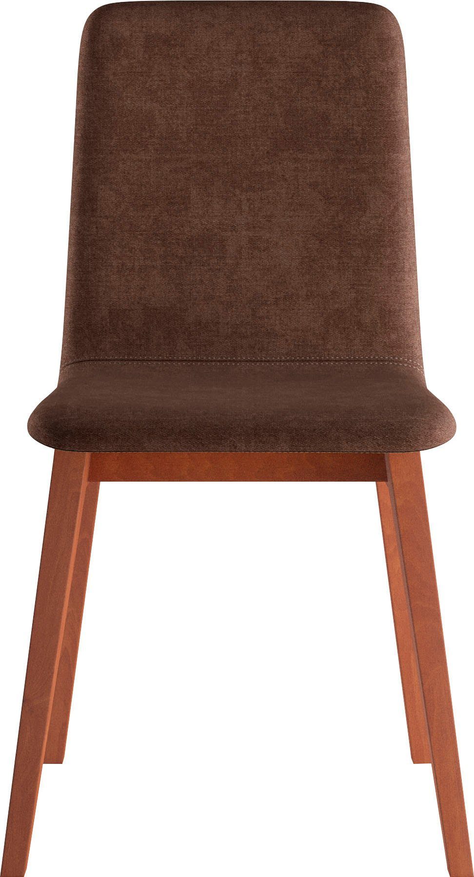 INOSIGN Stoel Sandy met verschillende stoelpootkleuren en kleurvarianten, zithoogte 47 cm (2 stuks)
