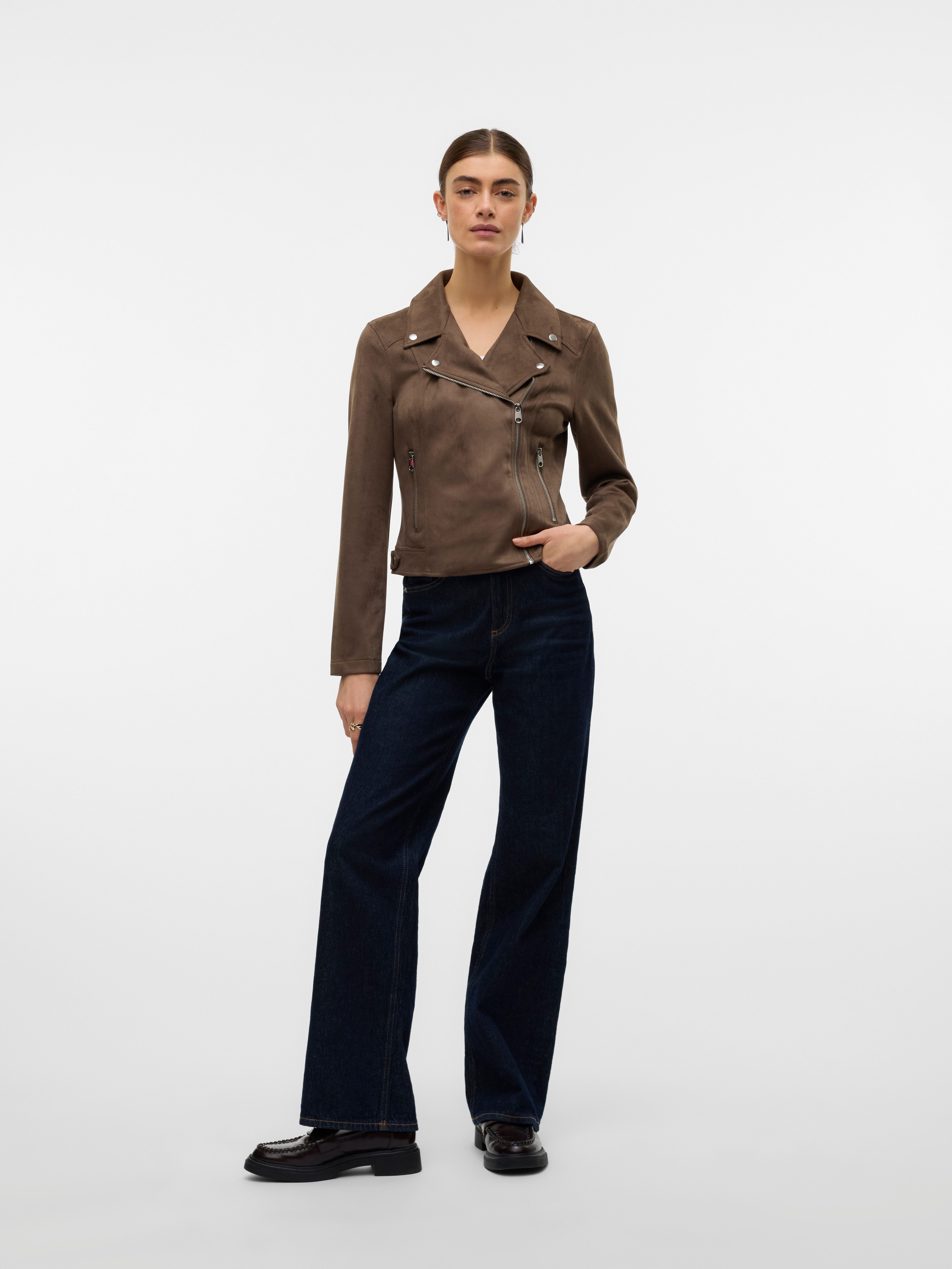 Vero Moda Imitatieleren jack VMJOSE SHORT FAUX SUEDE JACKET NOOS