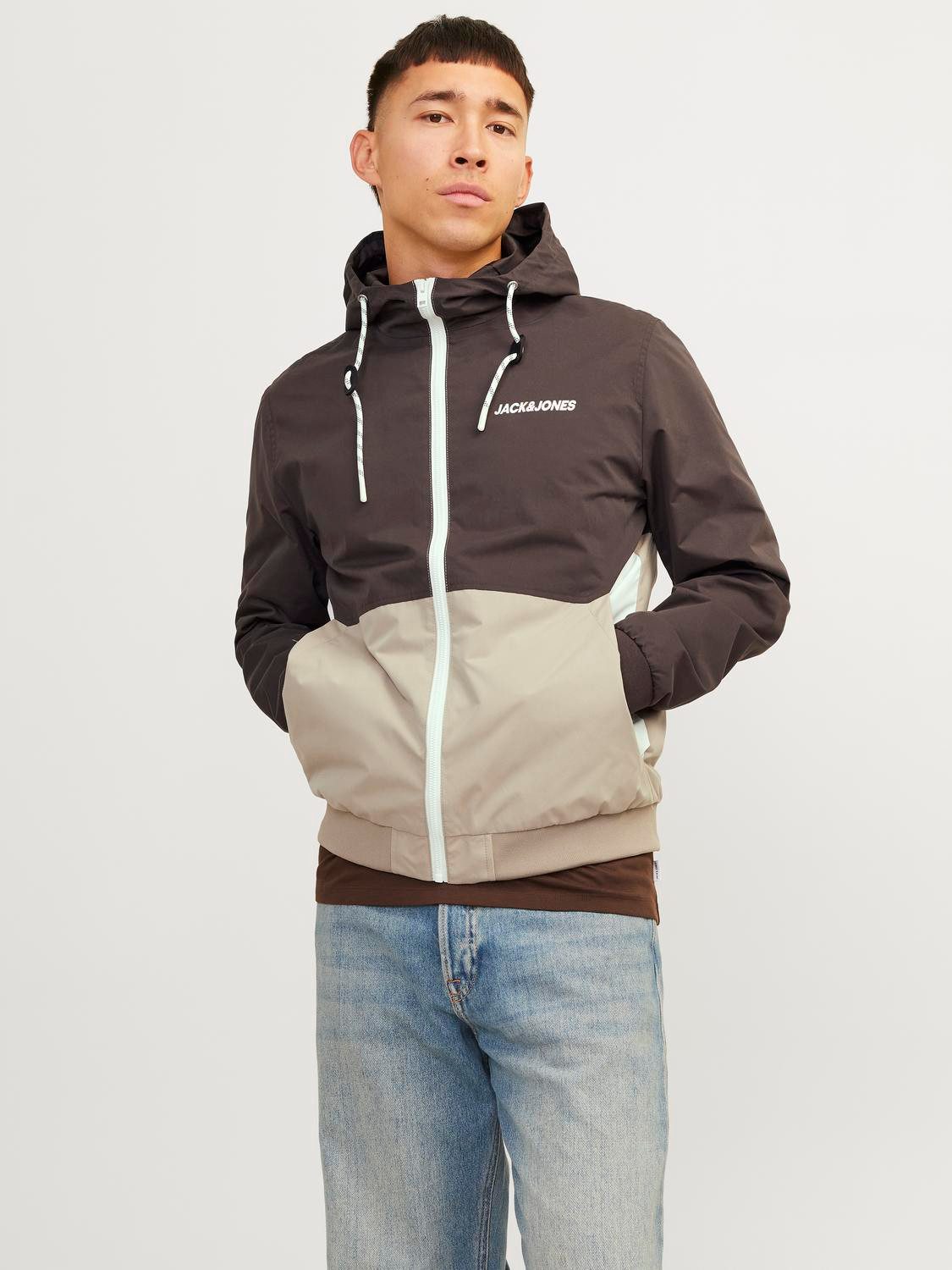 Jack & jones Windjack Jack & Jones JJERUSH HOOD BOMBER