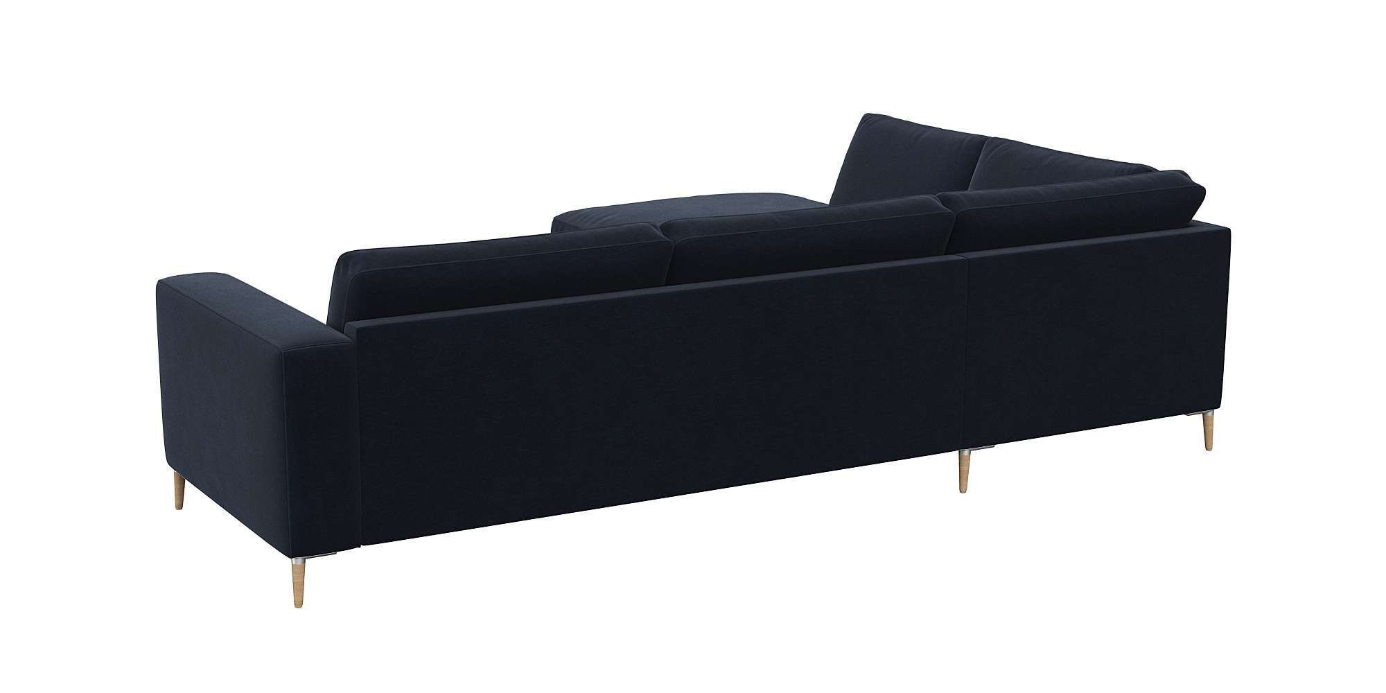 FLEXLUX Hoekbank Fiore, zitconstructie met hoogwaardig koudschuim voor meer zitcomfort