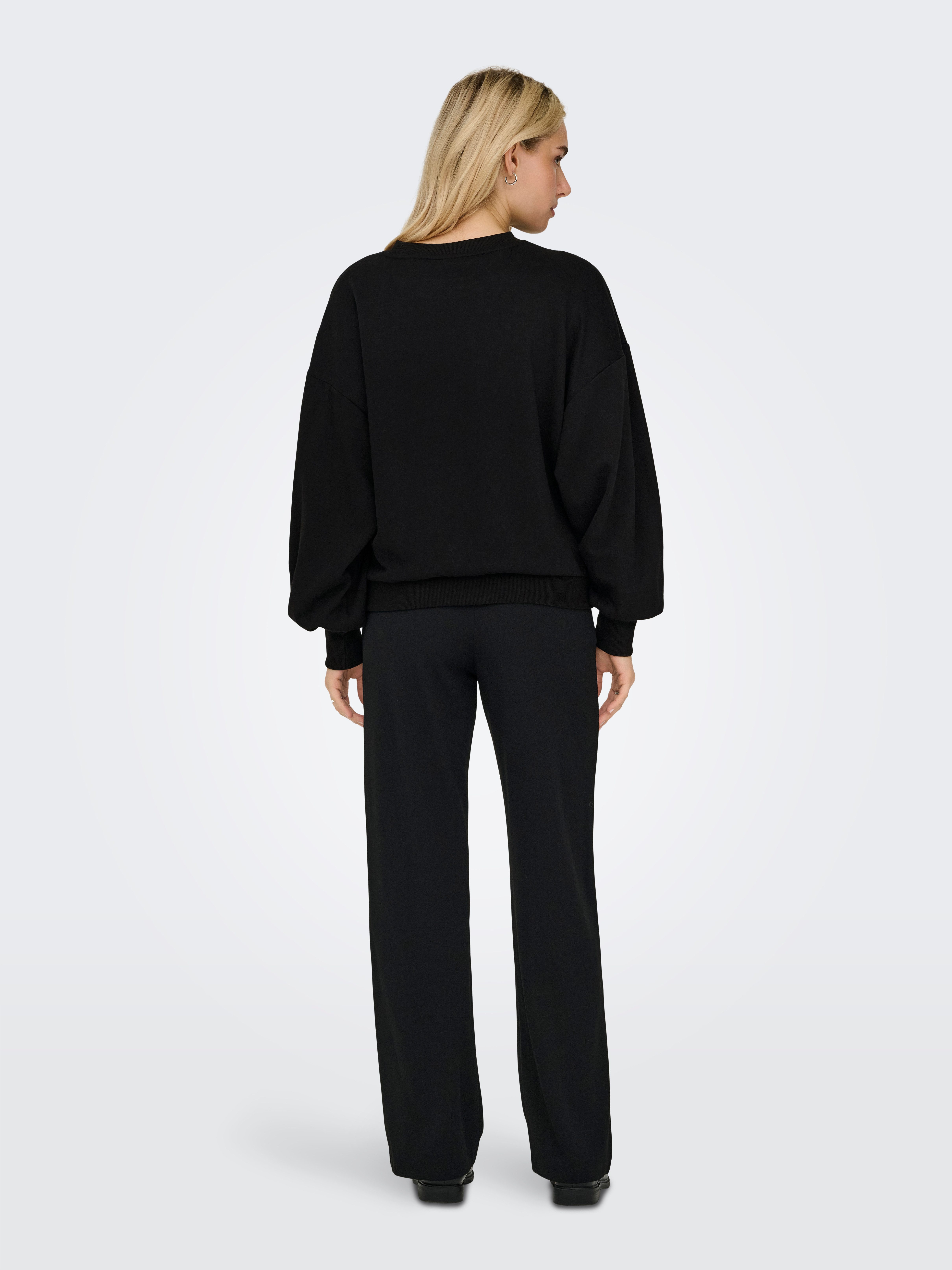 Only Sweatshirt ONLBROOK L/S CHEST EMB CS SWT