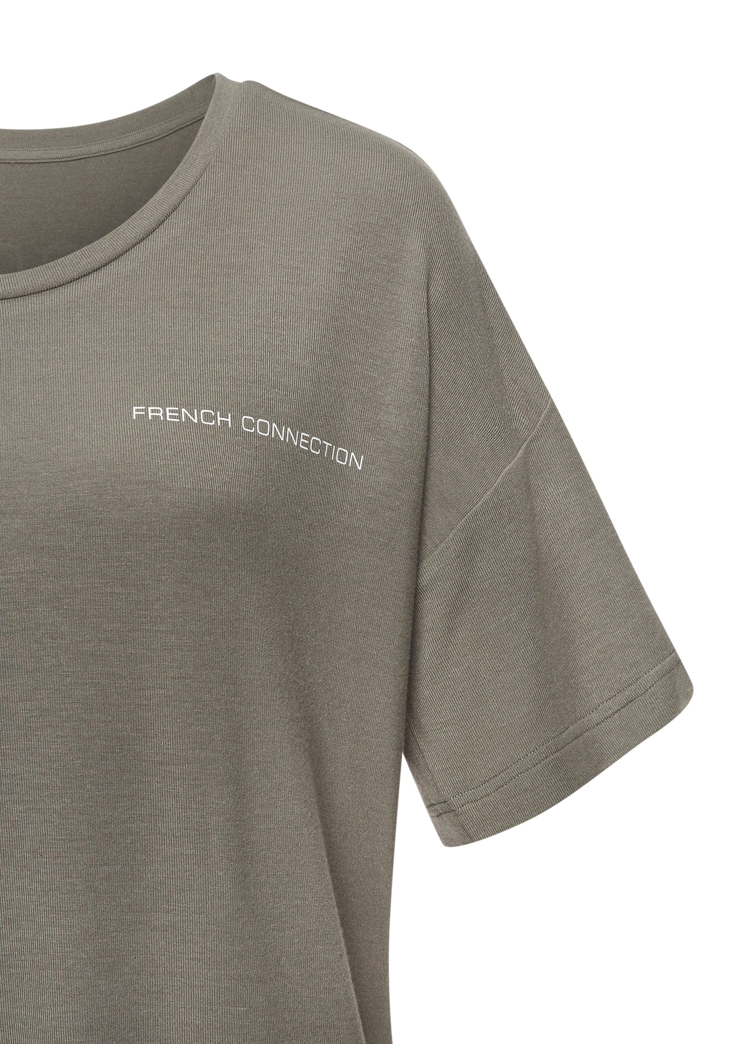 French Connection Nachthemd met grote logoprint op de rug
