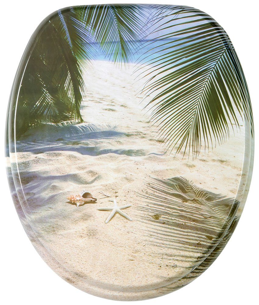 Sanilo Toiletzitting Beach met soft-closemechanisme