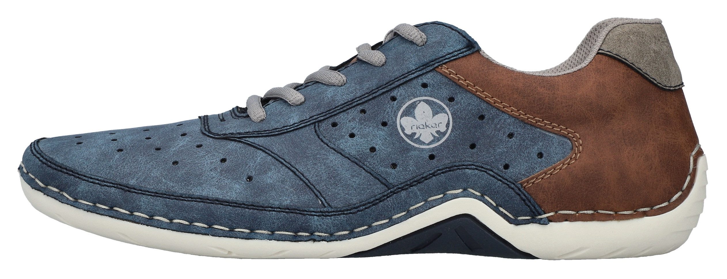 Rieker Sneakers , veterschoen, lage schoen, vrijetijdsschoen met memosoft binnenzool