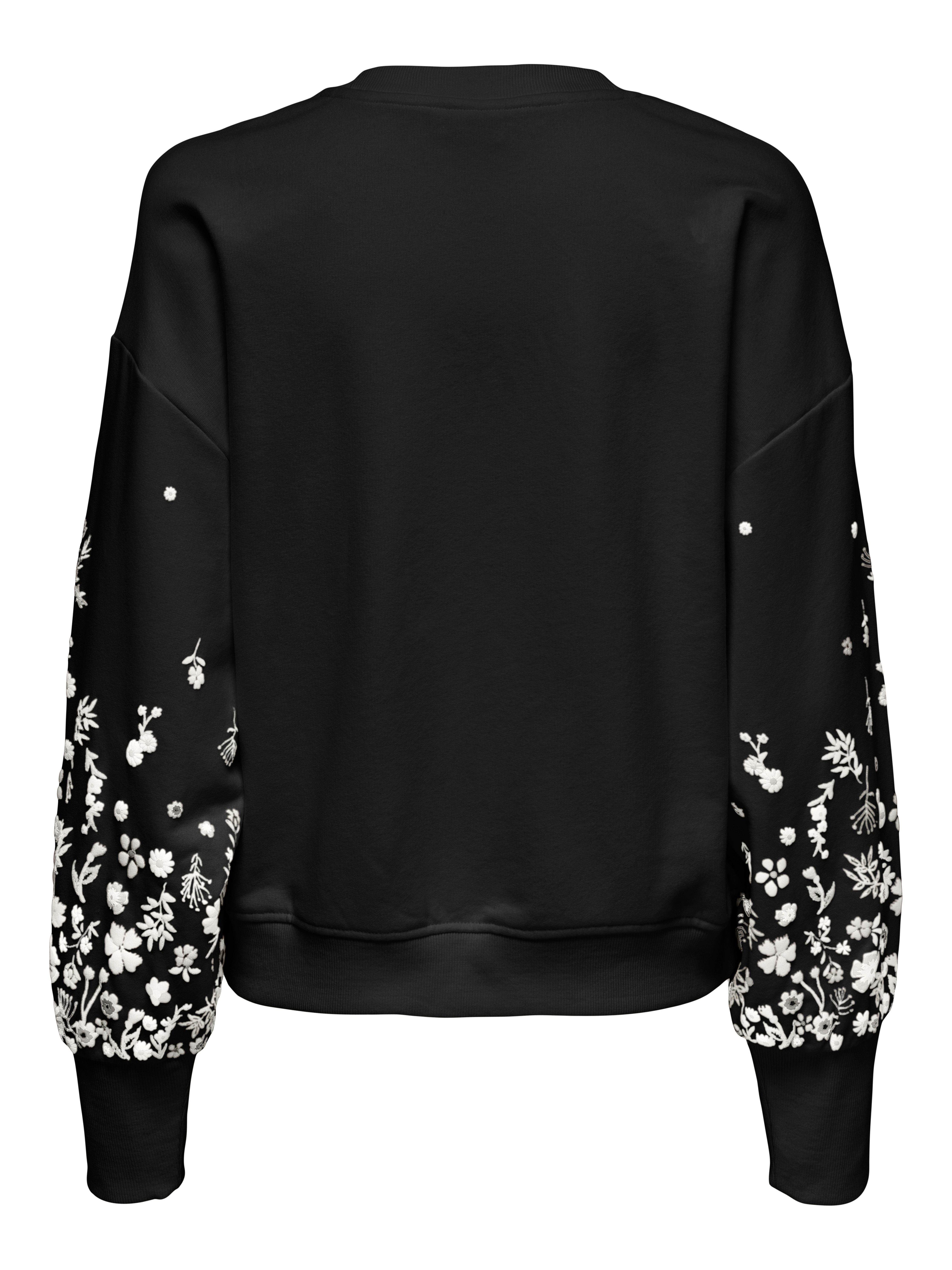 Only Sweatshirt ONLBROOKE L/S O-NECK FLOWER SWT