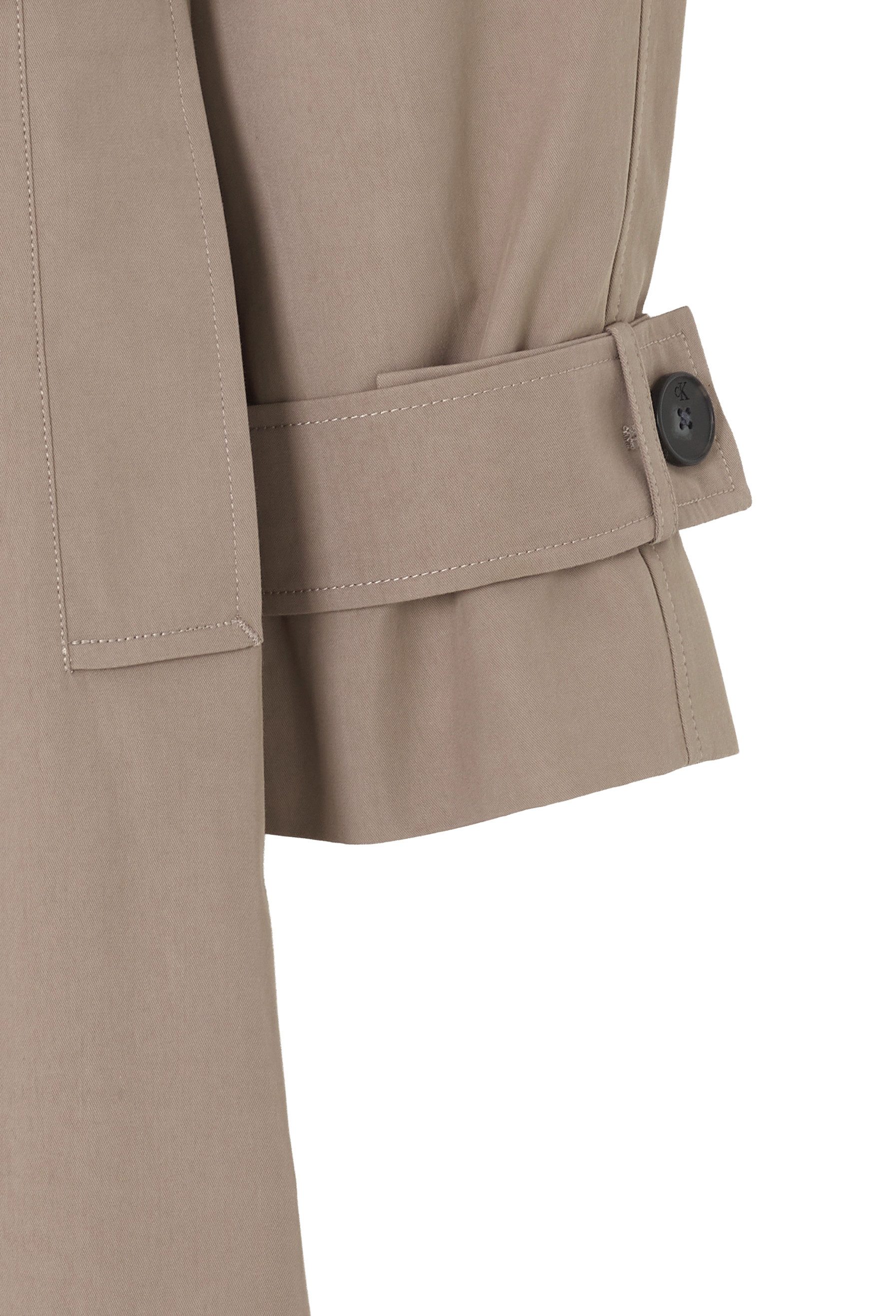 Calvin Klein Trenchcoat TRENCH COAT met steekzakken, met logopatch