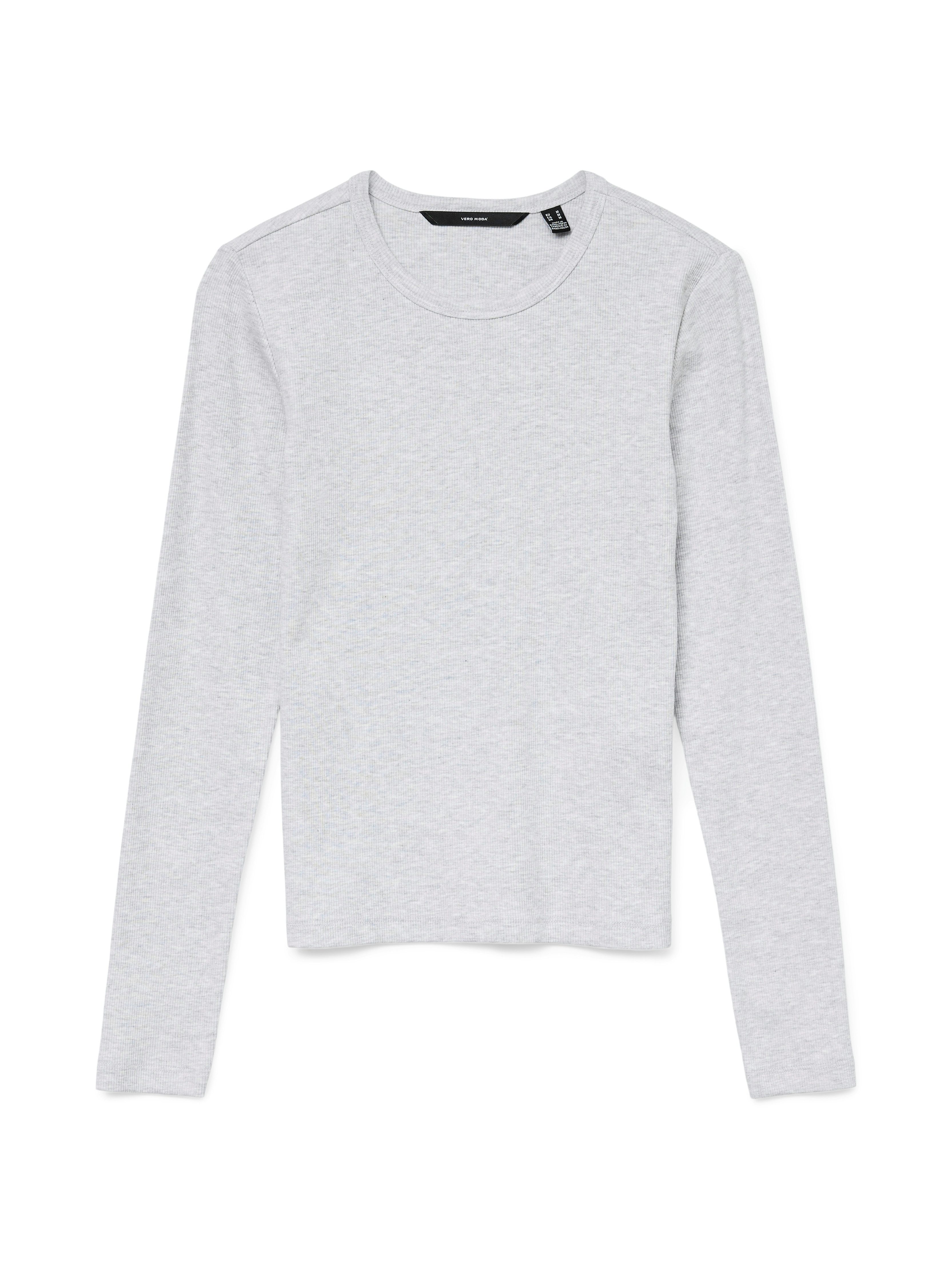 Vero Moda Shirt met lange mouwen VMCHLOE LS SHORT TOP JRS NOOS
