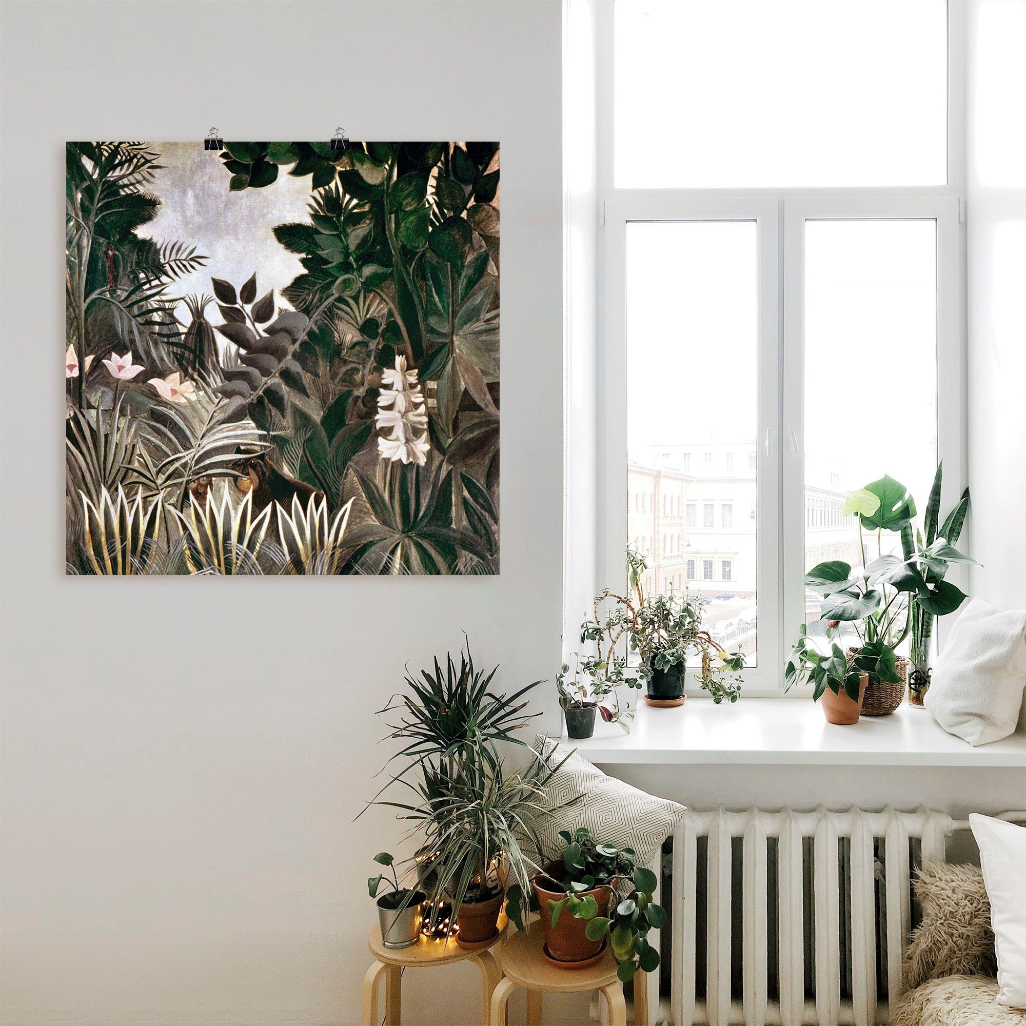 Artland Artprint Jungle, 1909 als artprint op linnen, muursticker in verschillende maten