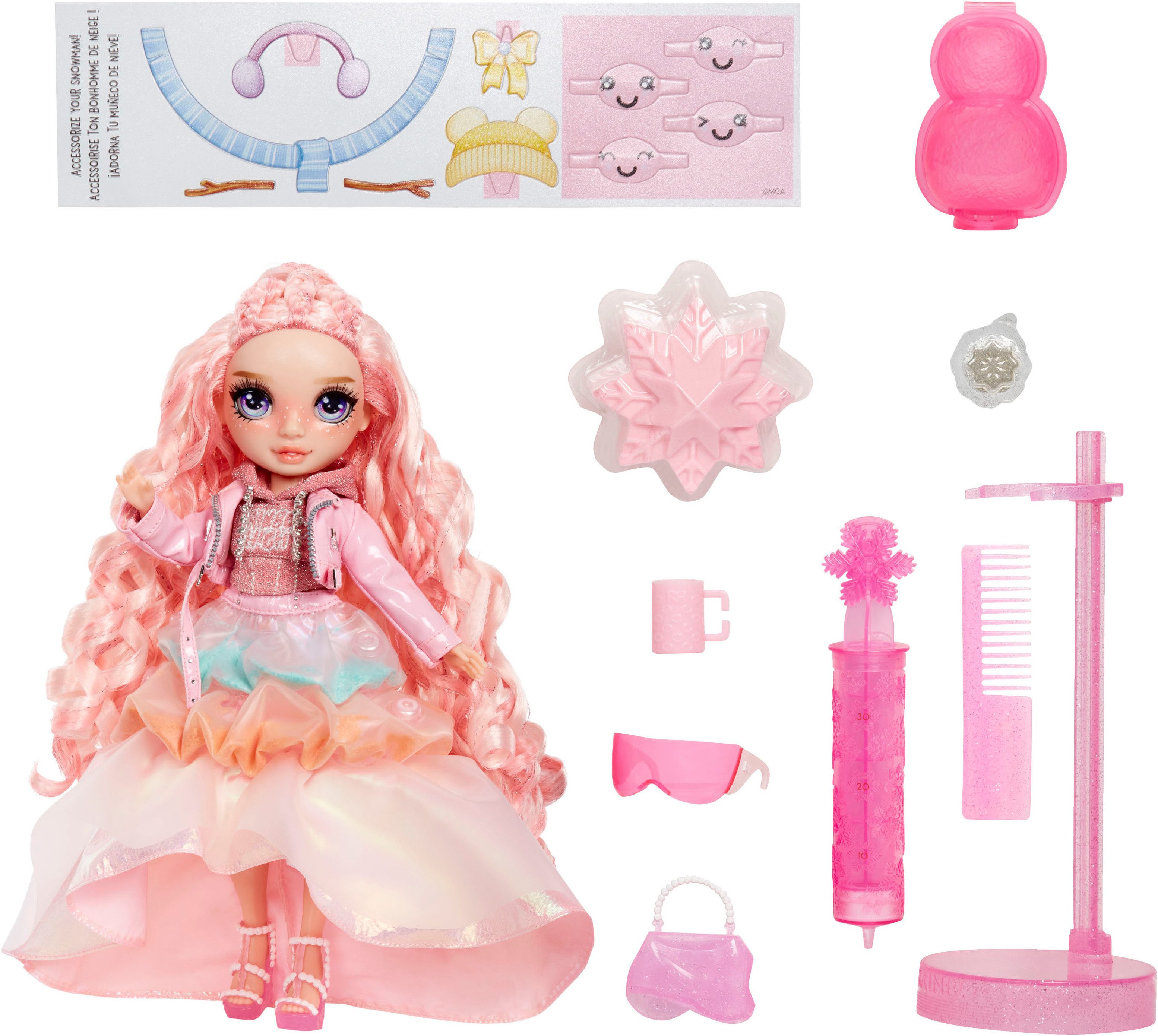 RAINBOW HIGH Aankleedpop Winter Wonderland Doll - Bella (Pink)