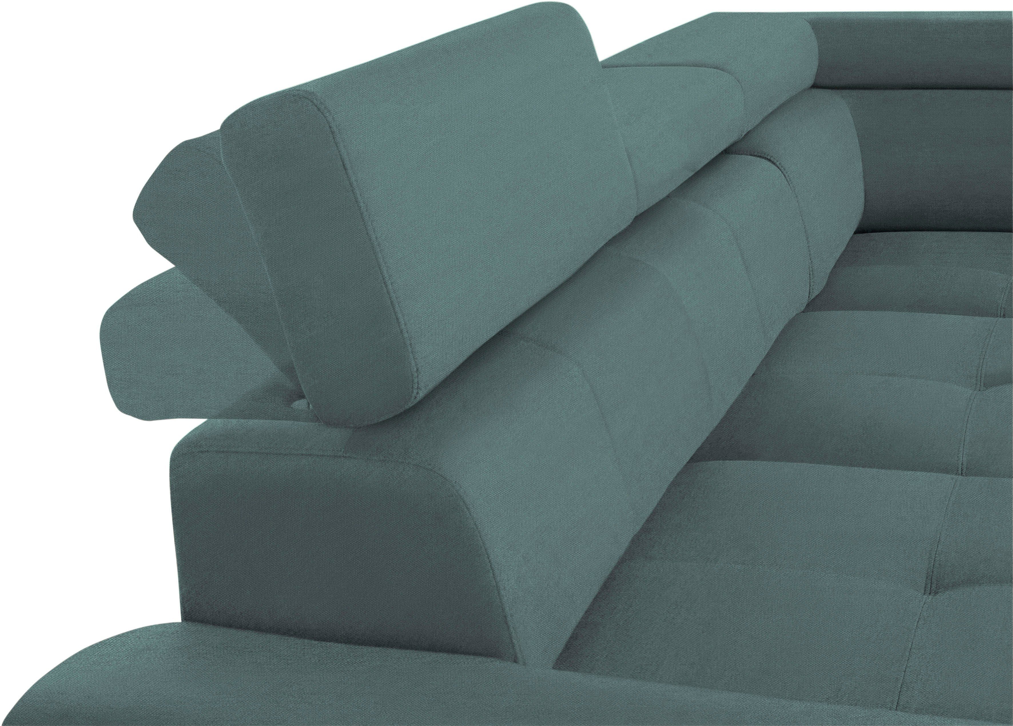 exxpo - sofa fashion Hoekbank Enya, uitgebreide afwerking, hoog zitcomfort, comfortabel, L-vorm