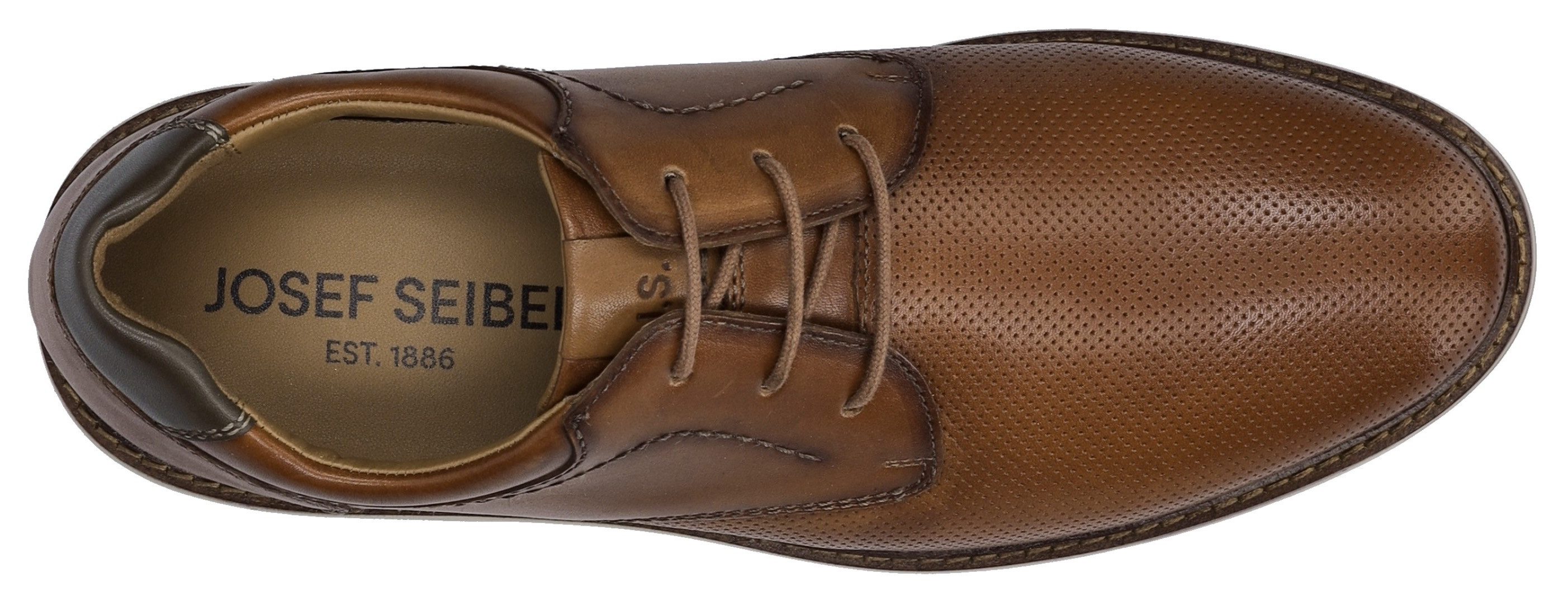 Josef Seibel Veterschoenen Stuart 02 , comfortabele schoen, business schoen, sneaker in comfortabele breedte g (breed)