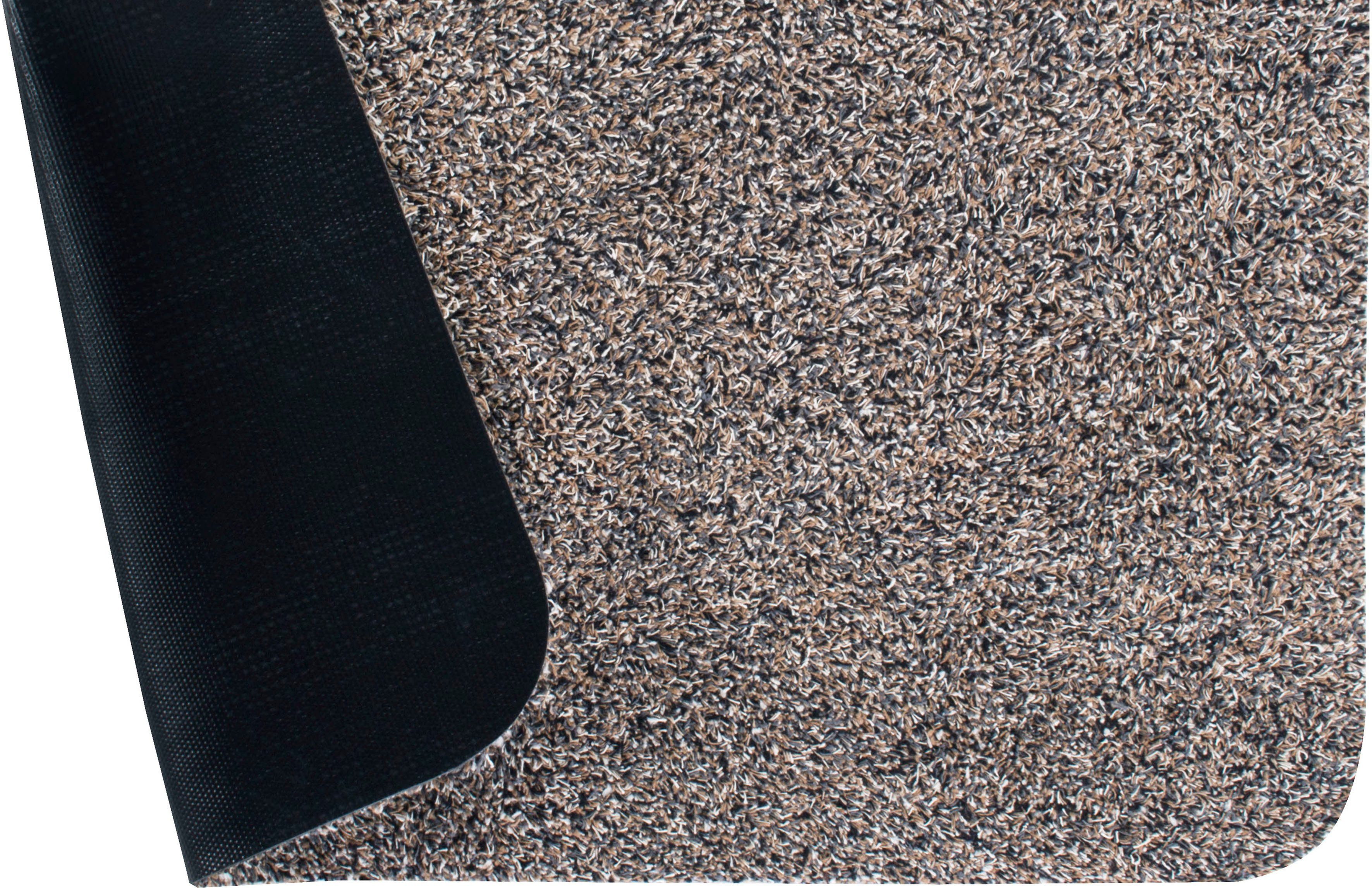 my home Mat Sydney, Made in Netherlands Vuilafstotende mat, gemêleerde look, antislip, voor binnen en buiten