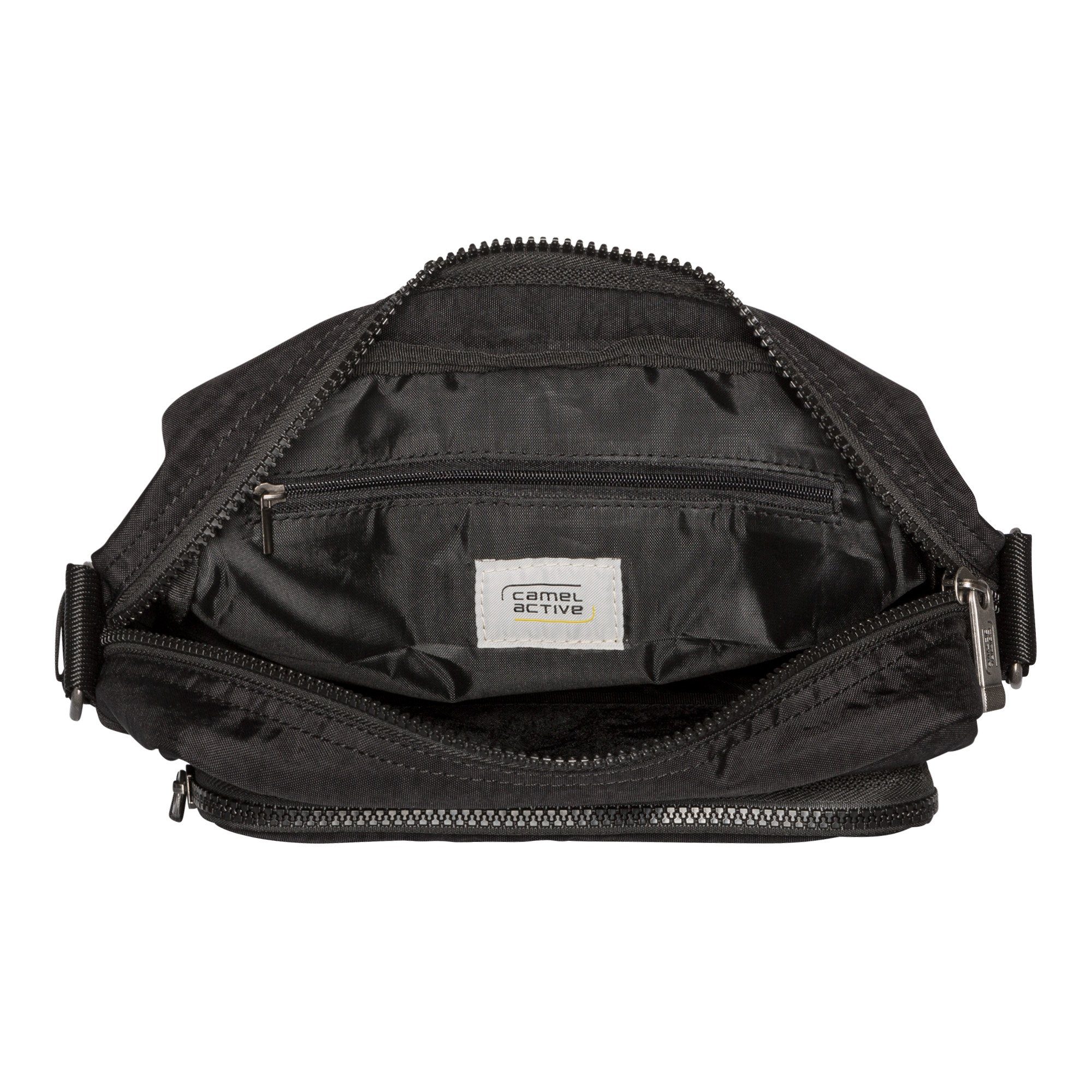 camel active Schoudertas Journey van licht robuust nylon functioneel perfect voor alle levensomstandigheden