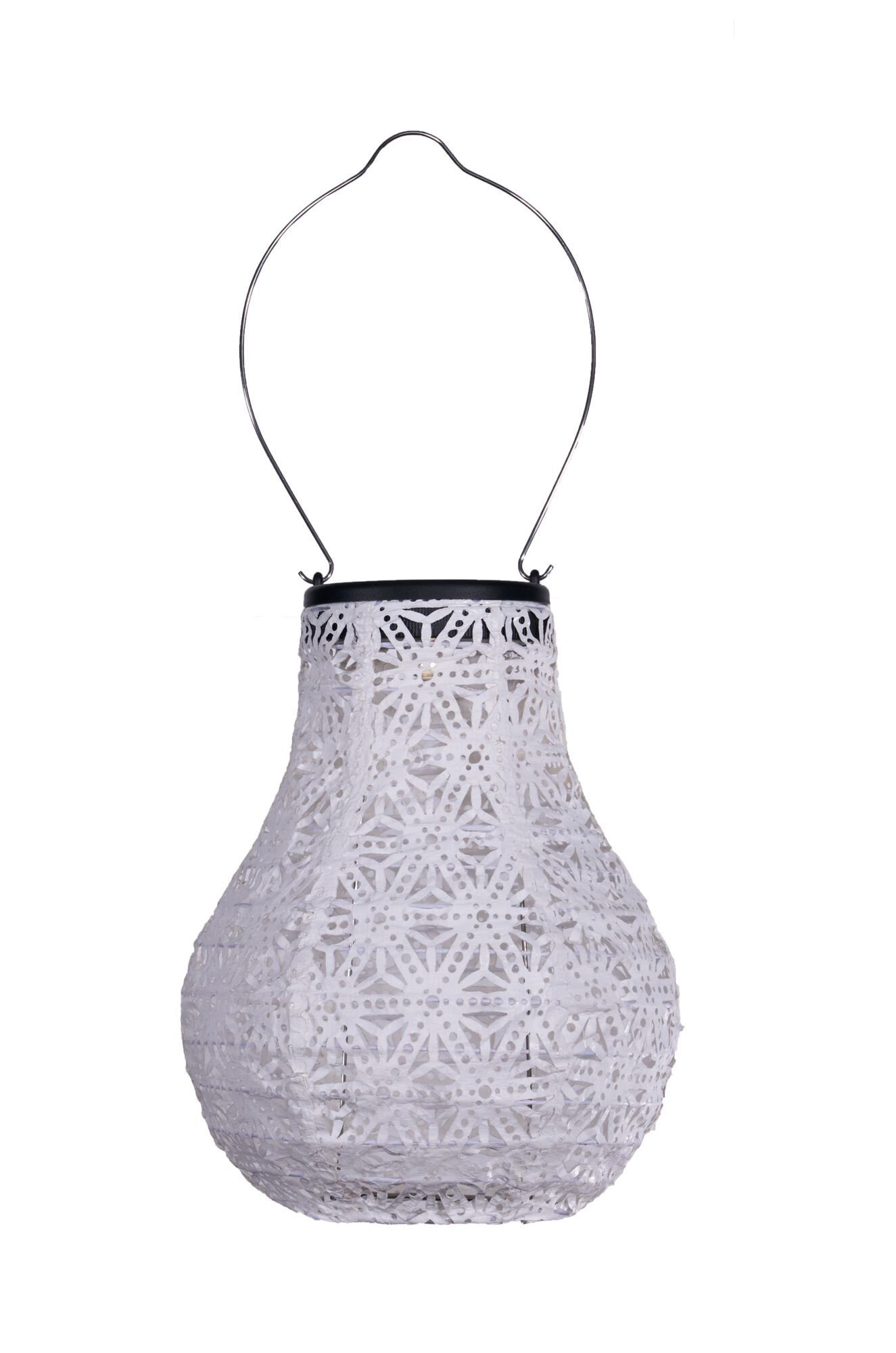 Pauleen Led-solarlamp Sunshine Blaze lampions solar wit Tyvek vlies