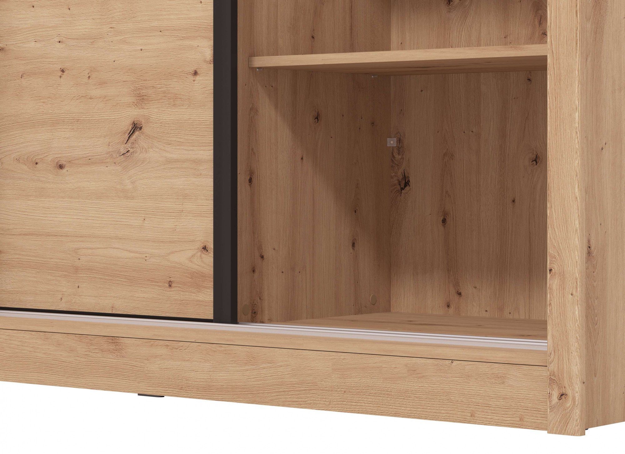 INOSIGN Schuifdeurkast Navara kledingkast met spiegel linnenkast garderobe Kledingkast met spiegel, FSC®-gecertificeerd, 242,5x215,5x61cm