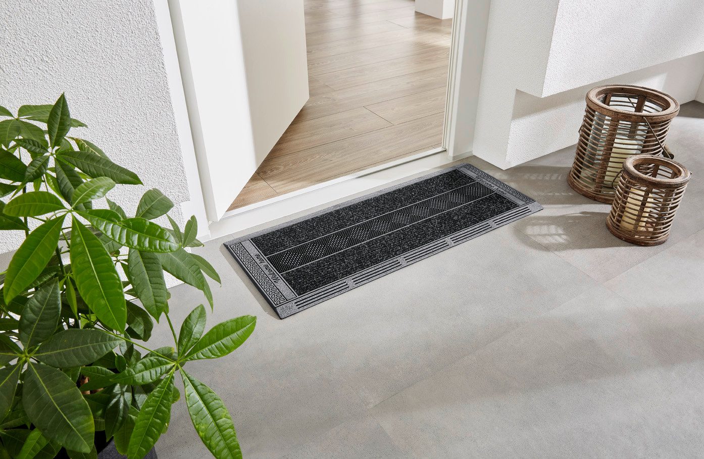 Home2Fashion Mat CenterClean XL smalle inloopmat, slijtvast, geschikt voor binnen en buiten