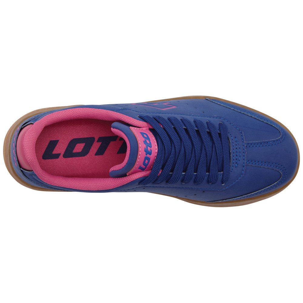 lotto Sneakers op honingkleurige plateau-sneakerzool