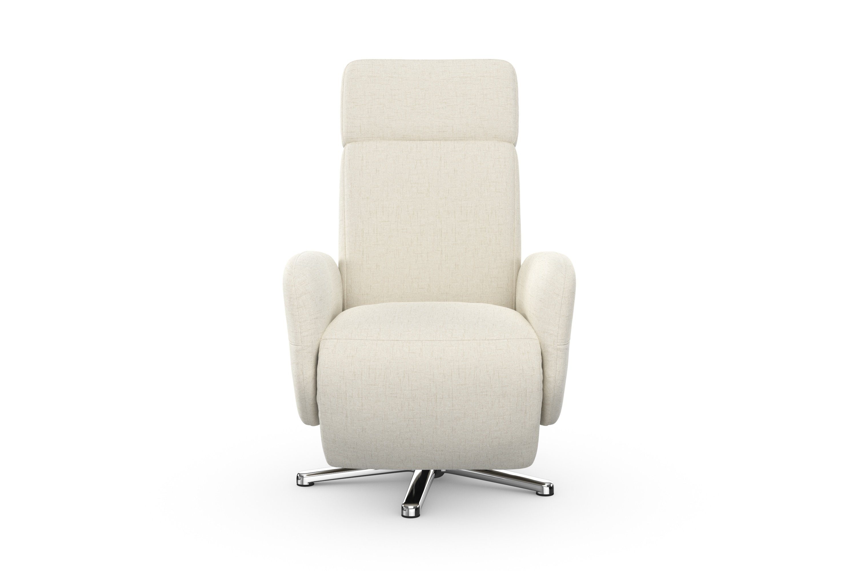 sit&more Relaxfauteuil Grenoble, incl. hoofdsteunverstelling en bekabelde afstandsbediening