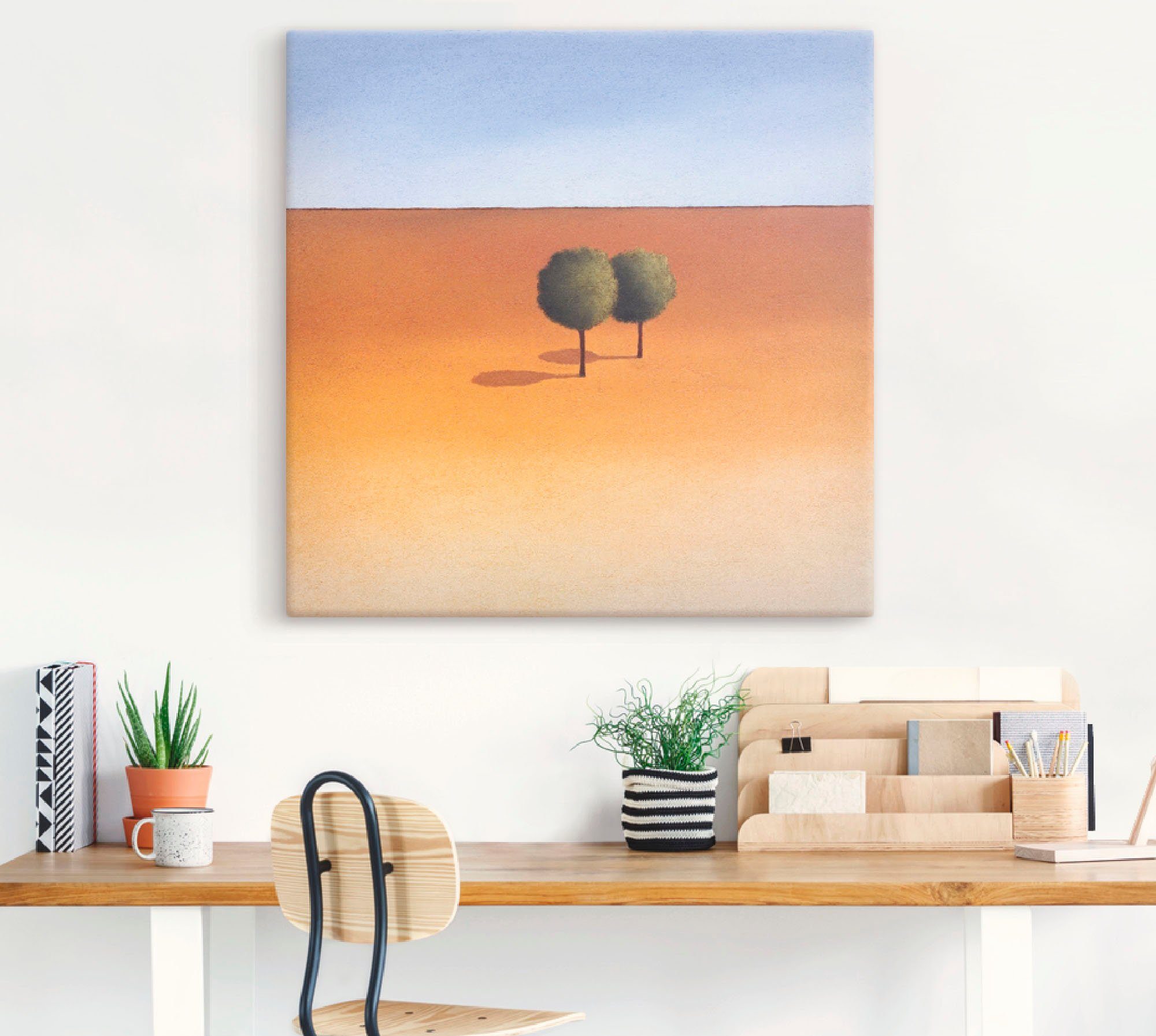 Artland Artprint Bomen als artprint op linnen, poster in verschillende formaten maten