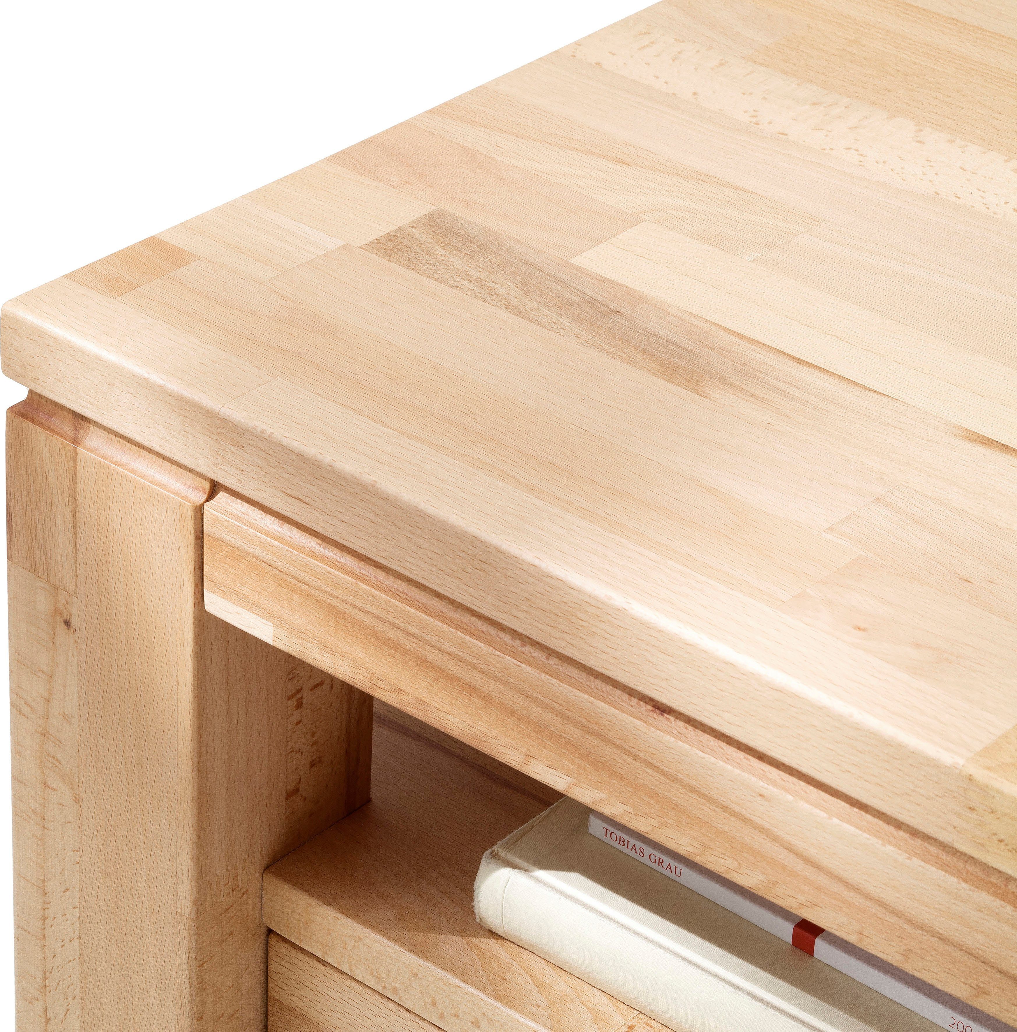 MCA furniture Salontafel TOPSELLER! Salontafel massief hout met laden