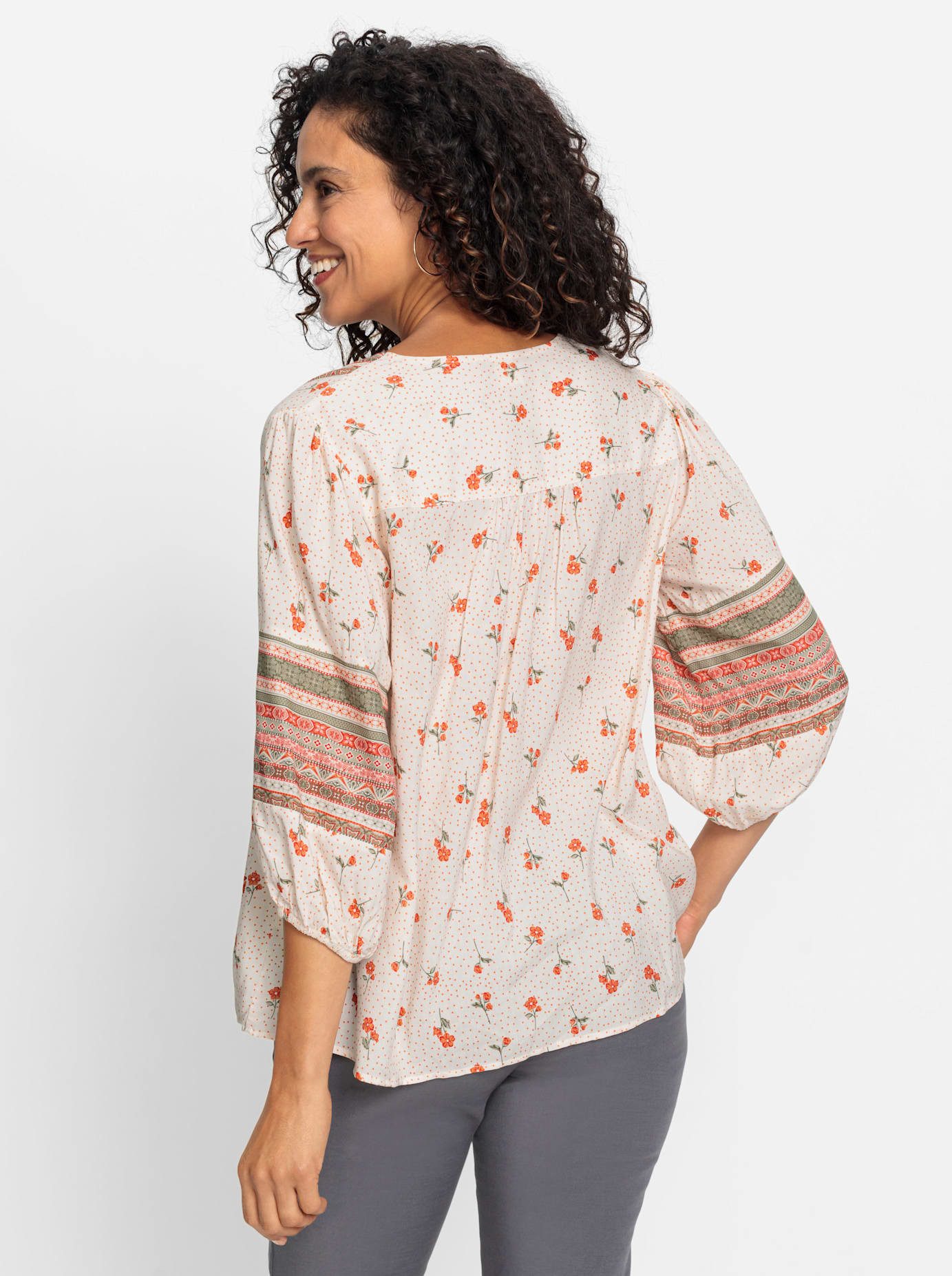 Classic Inspirationen Gedessineerde blouse