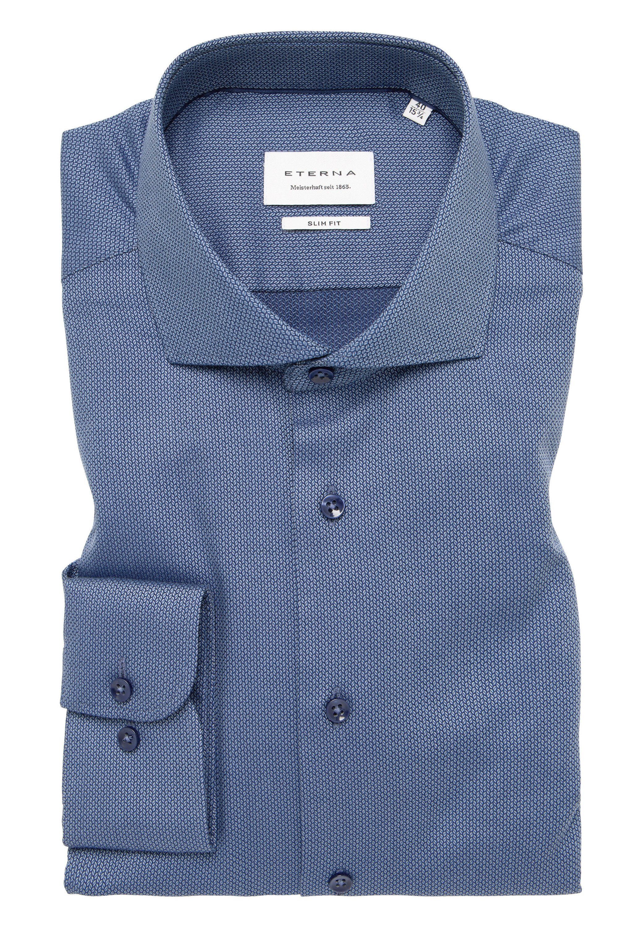 Eterna Overhemd met lange mouwen Slim fit