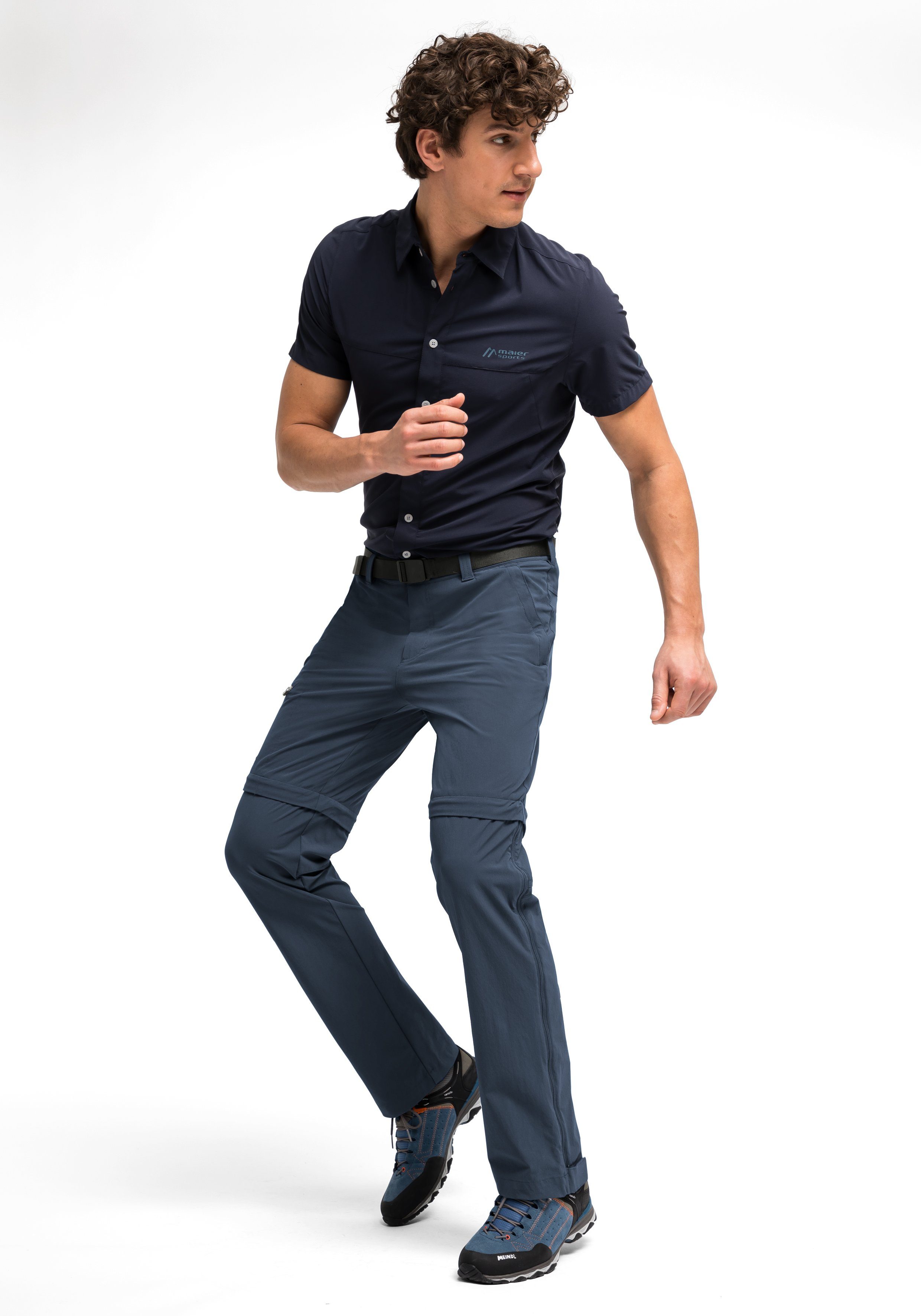Maier Sports Functionele broek TAJO Heren wandelbroek, afritsbare outdoorbroek, 4 zakken, regular fit