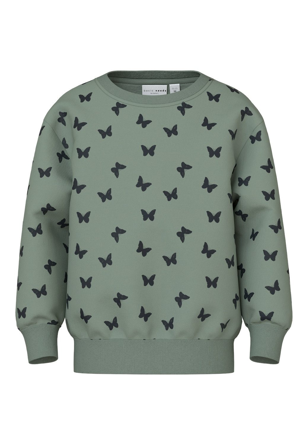 Name It Sweatshirt NMFDAVINA LS SWEAT FLEECE BRU NOOS