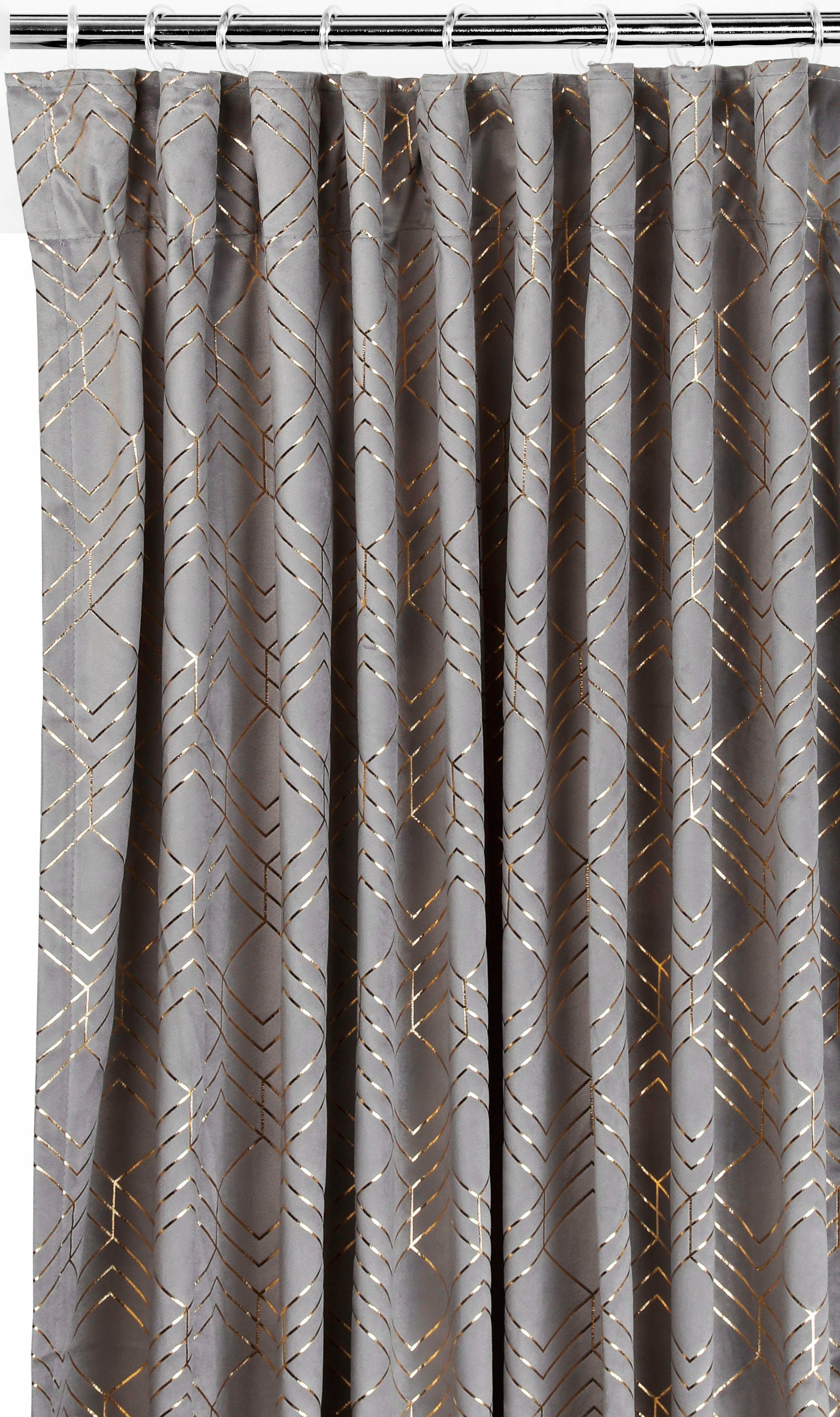 my home Gordijn Velvet Foil (2 stuks)