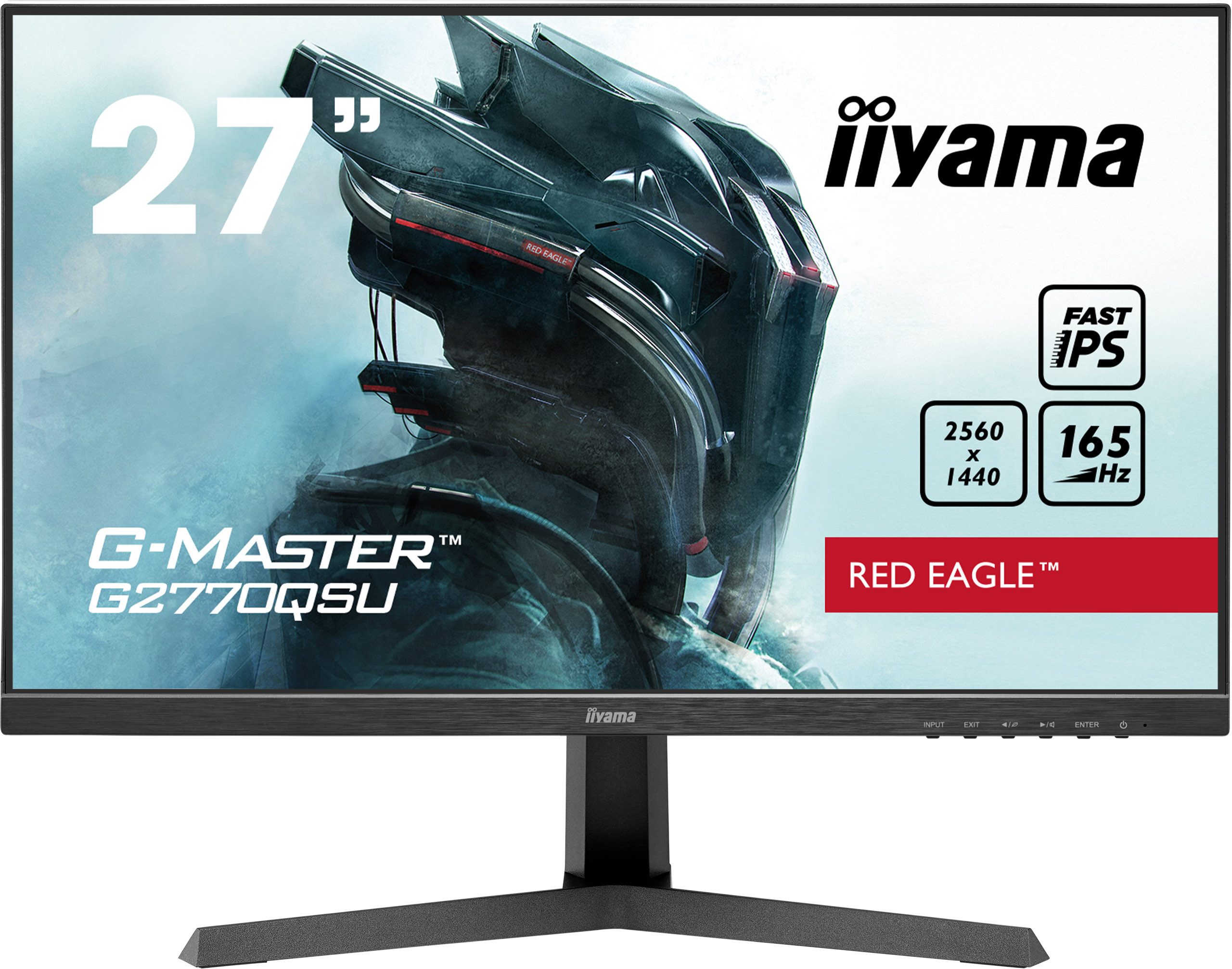 Iiyama Gaming-monitor G2770QSU-B1, 68,5 cm / 27", WQHD