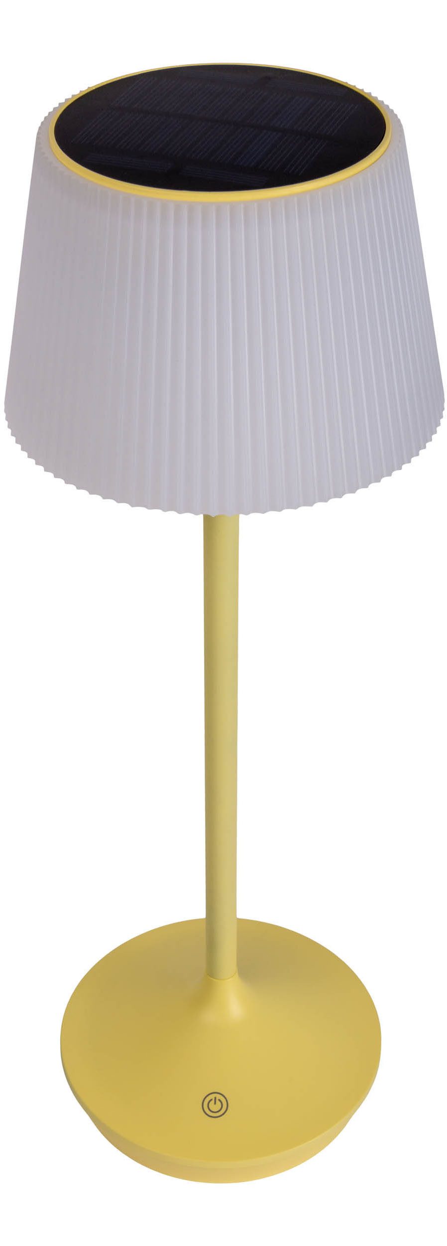 näve Led-tafellamp Zonne-lamp / acculamp "EMMI" Zonne-energie, accubedrijf, CCT, aanraaksensor, accutafellamp (1 stuk)