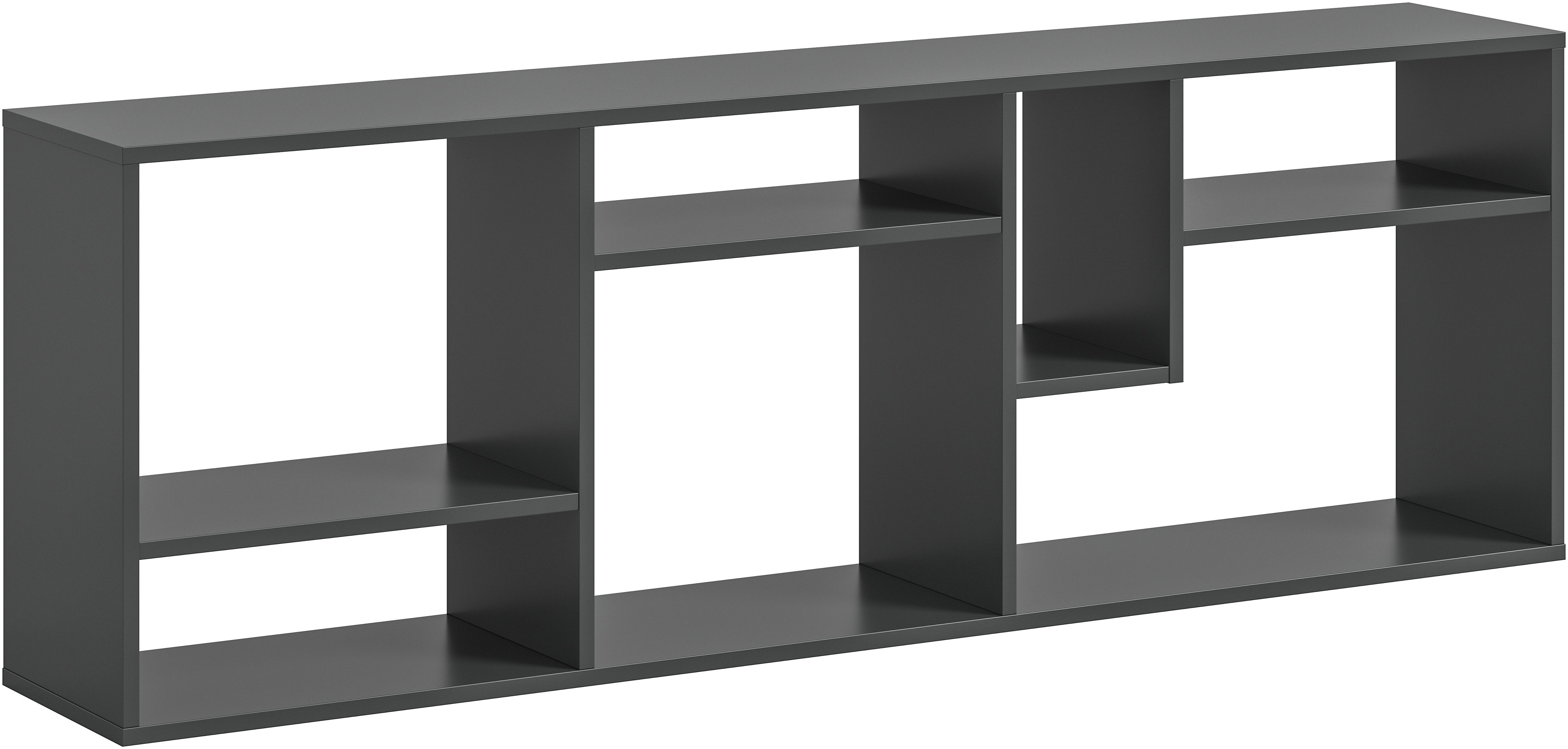 INOSIGN Staand rek Korak, breedte 159 cm, verticaal of horizontaal te monteren universieel inzetbaar, rek, lowboard, roomdivider, tv-meubels