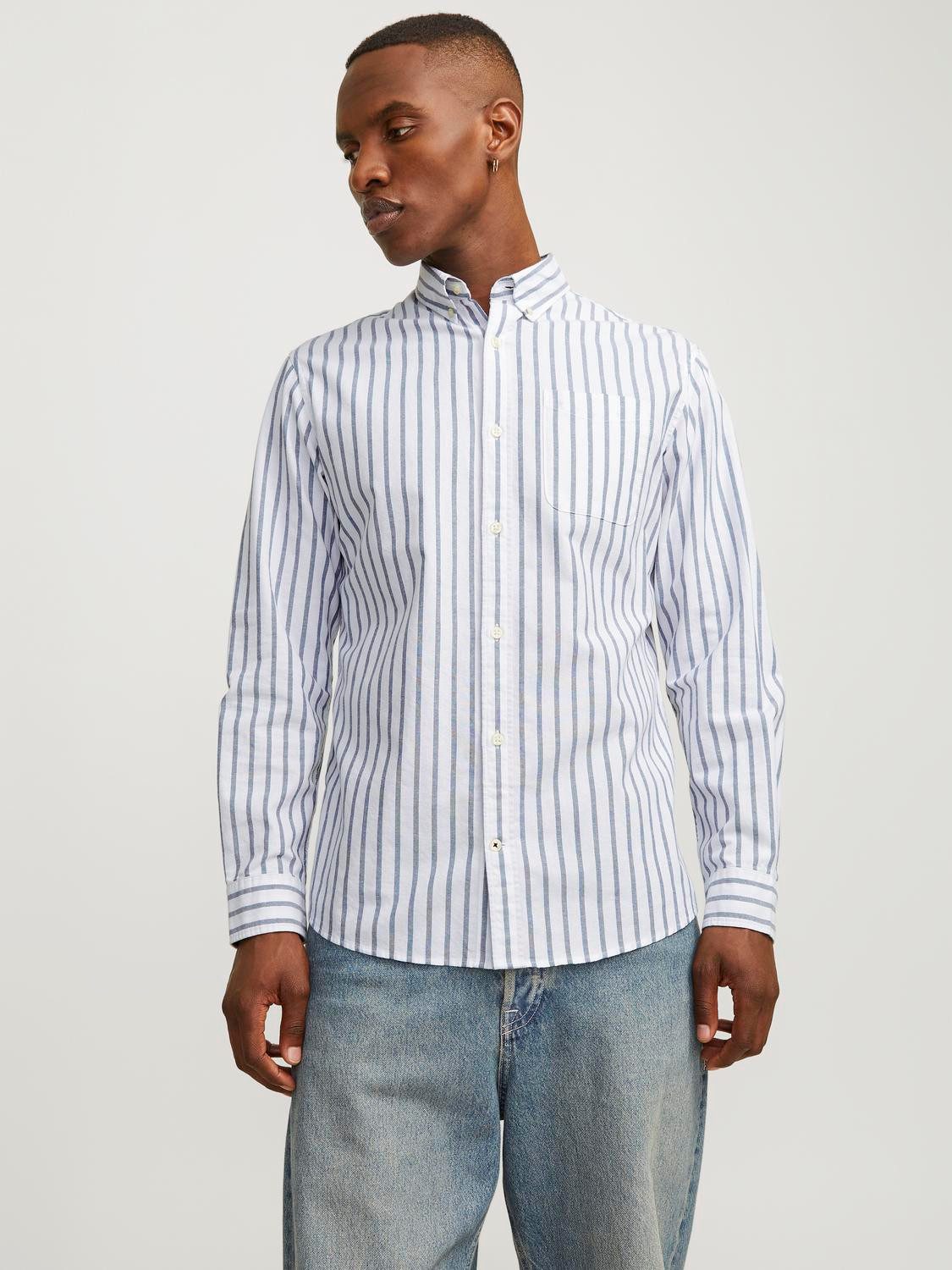 Jack & Jones Overhemd met lange mouwen JJEOXFORD SHIRT LS NOOS